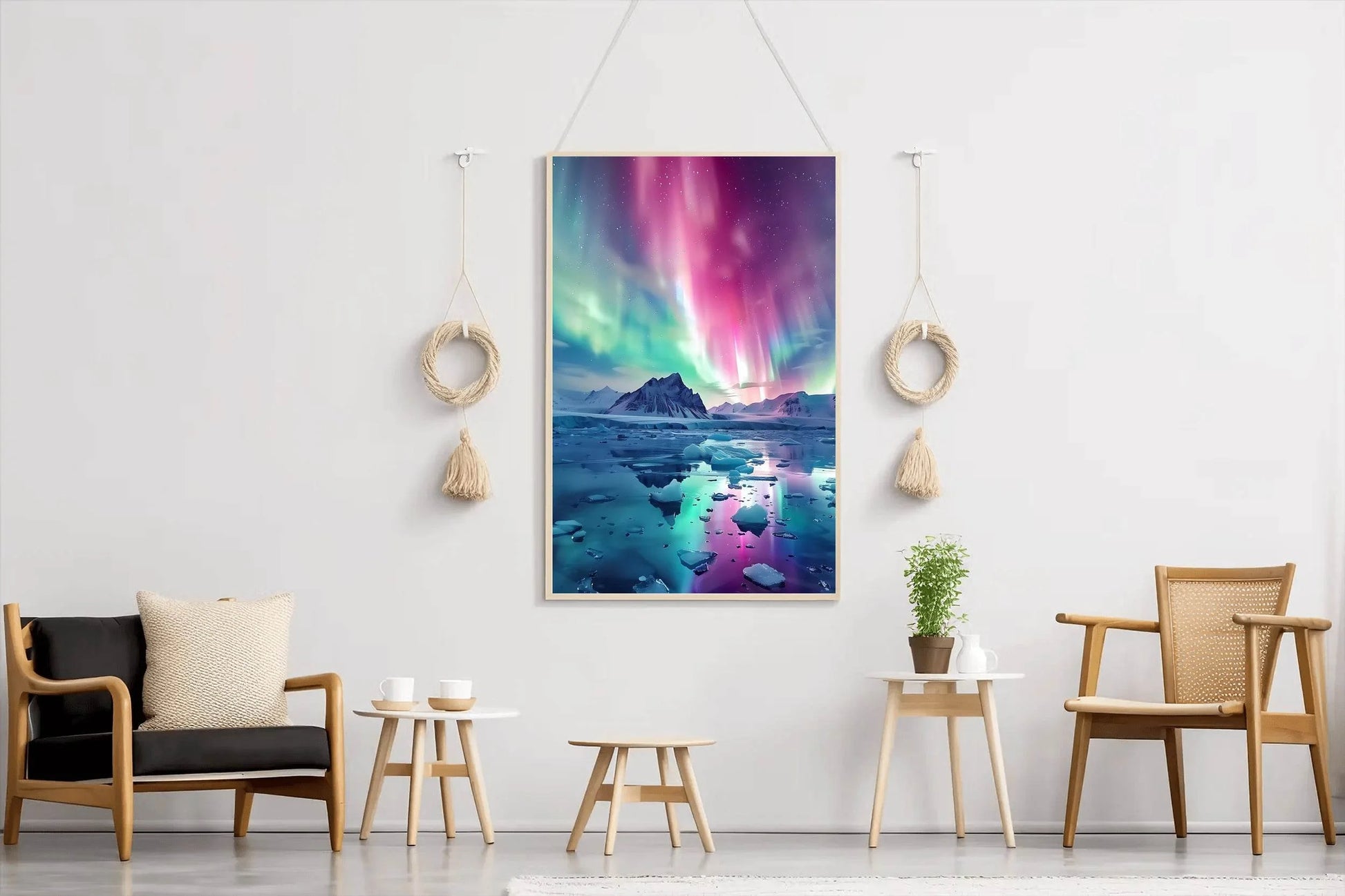 Aurora Over Ice Wall Art - beink online art store