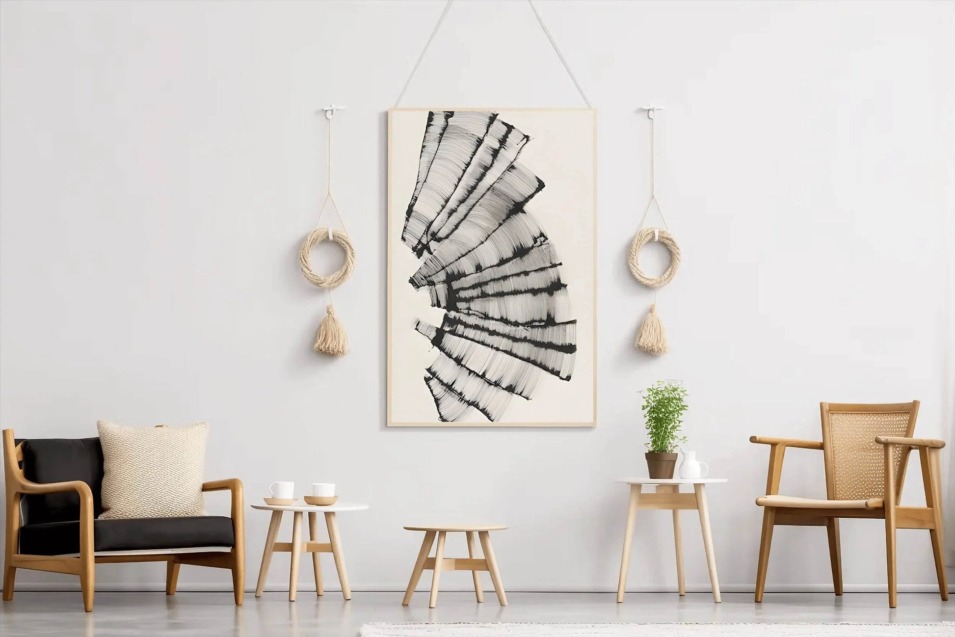 Abstract Fan Modern Wall Art - beink online art store