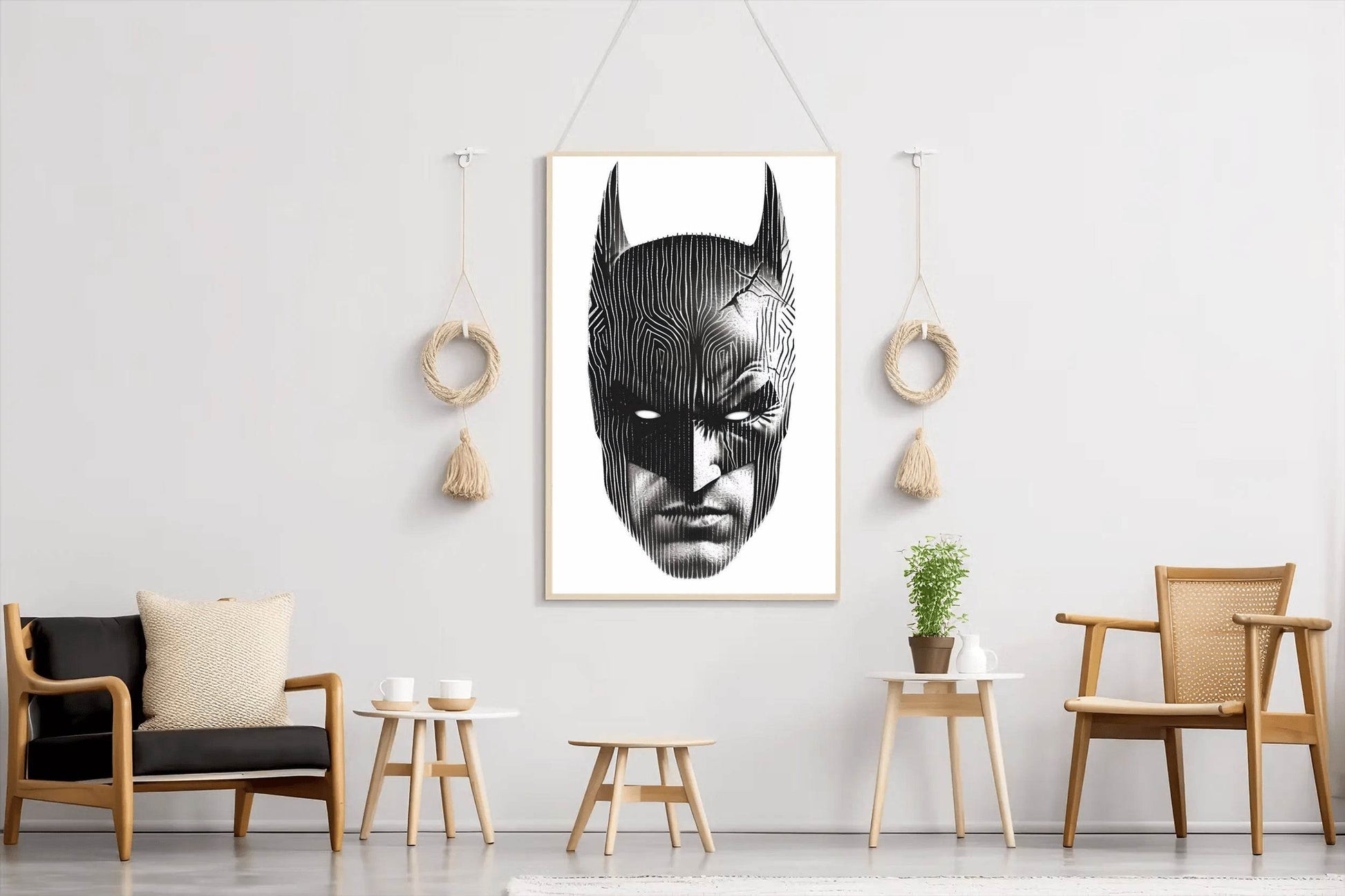 Batman Mask Premium Wall Art - beink online art store