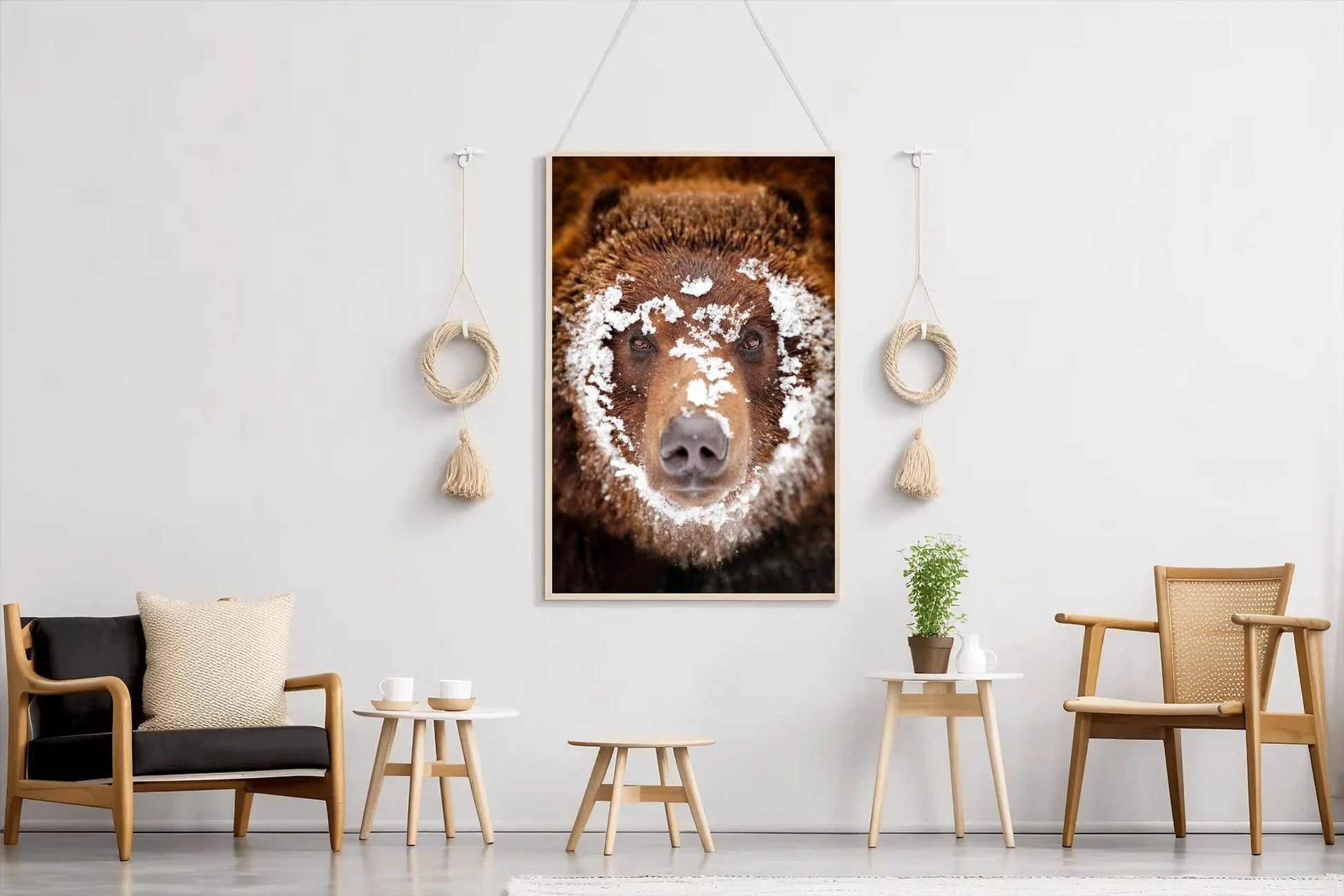 Grizzly Bear Animal Wall Art - beink online art store