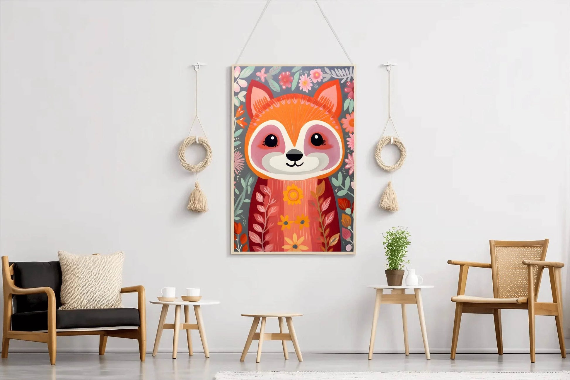 Cute Painting of Red Panda - beink online art store