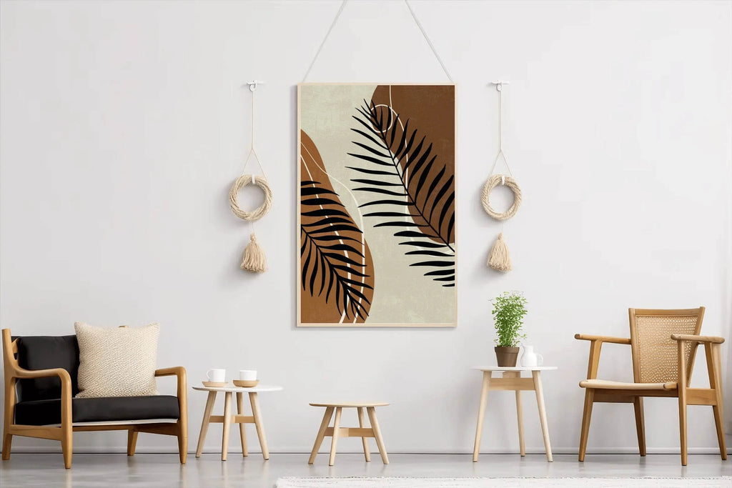 Broad and Large Leaves of The Fern Wall Art - beink online art store
