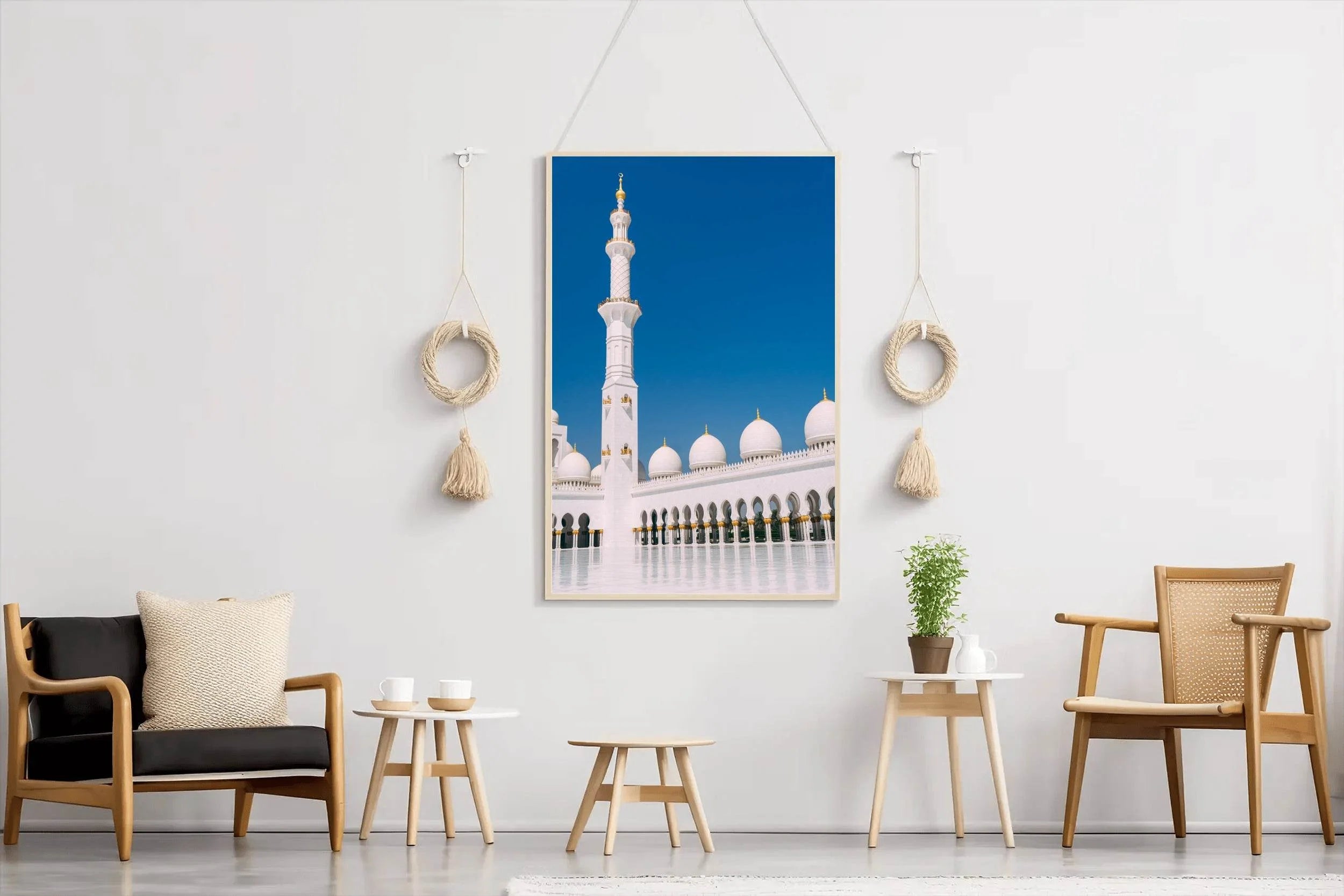 White Dome Against Blue Sky Wall Art - beink online art store