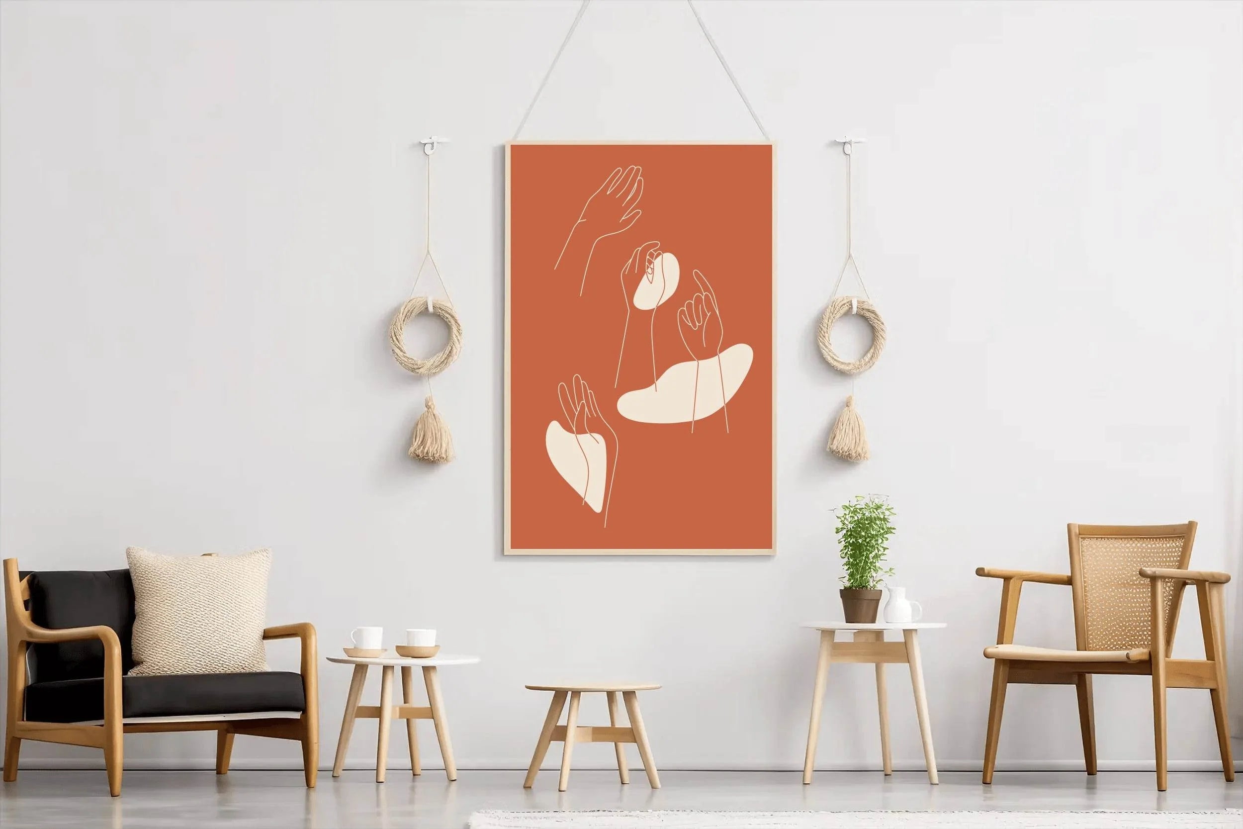 Hands Up Wall Art - beink online art store