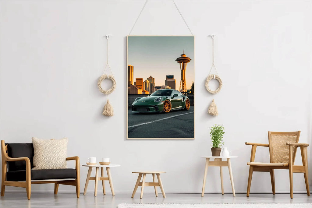 Porsche RS Green Wall Art - beink online art store