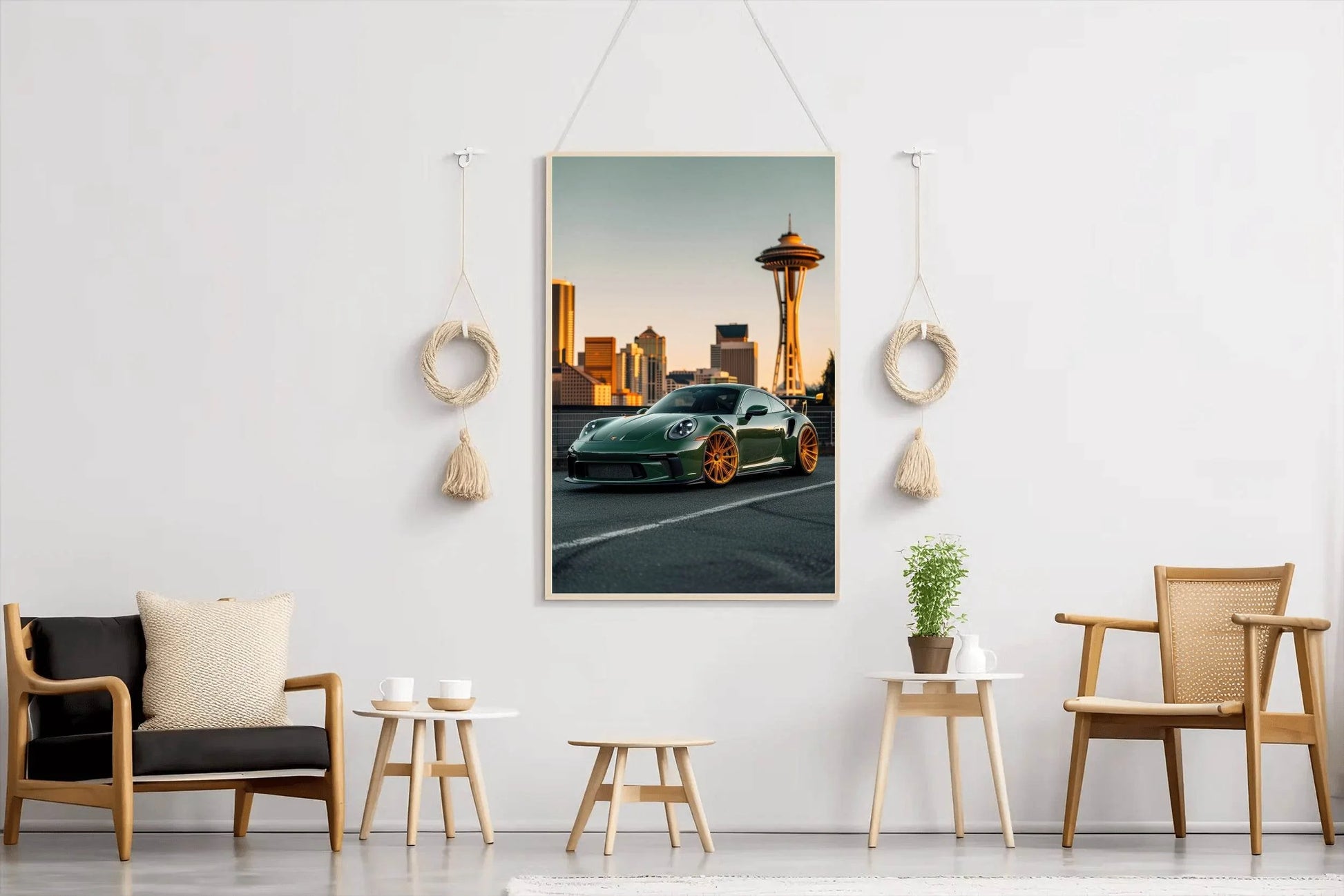 Porsche RS Green Wall Art - beink online art store