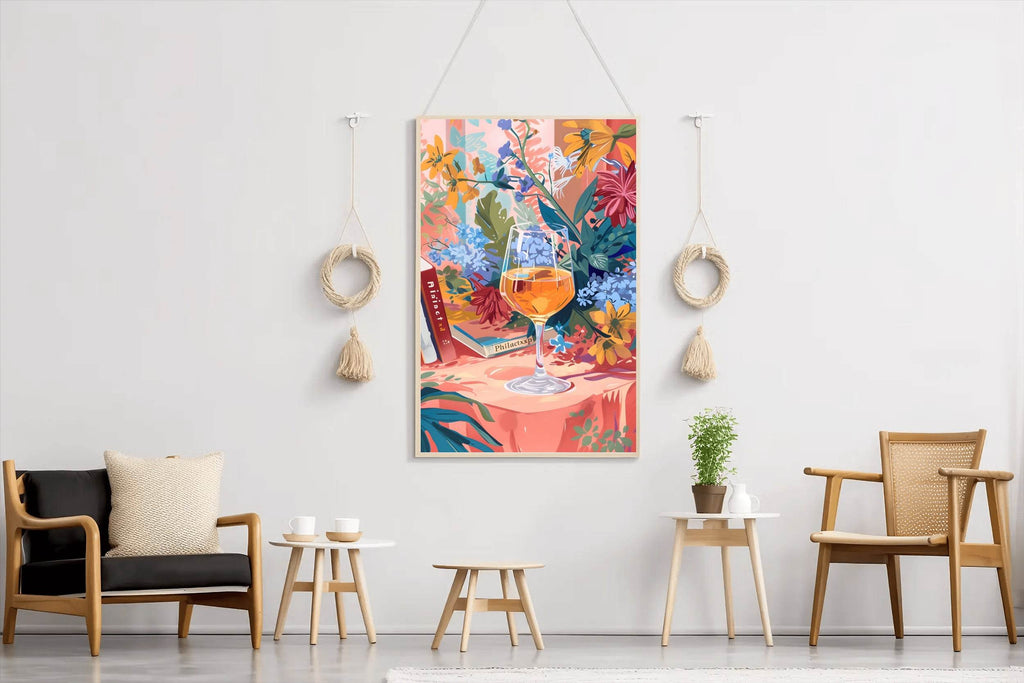 Cocktail Among the Flowers Wall Art - beink online art store