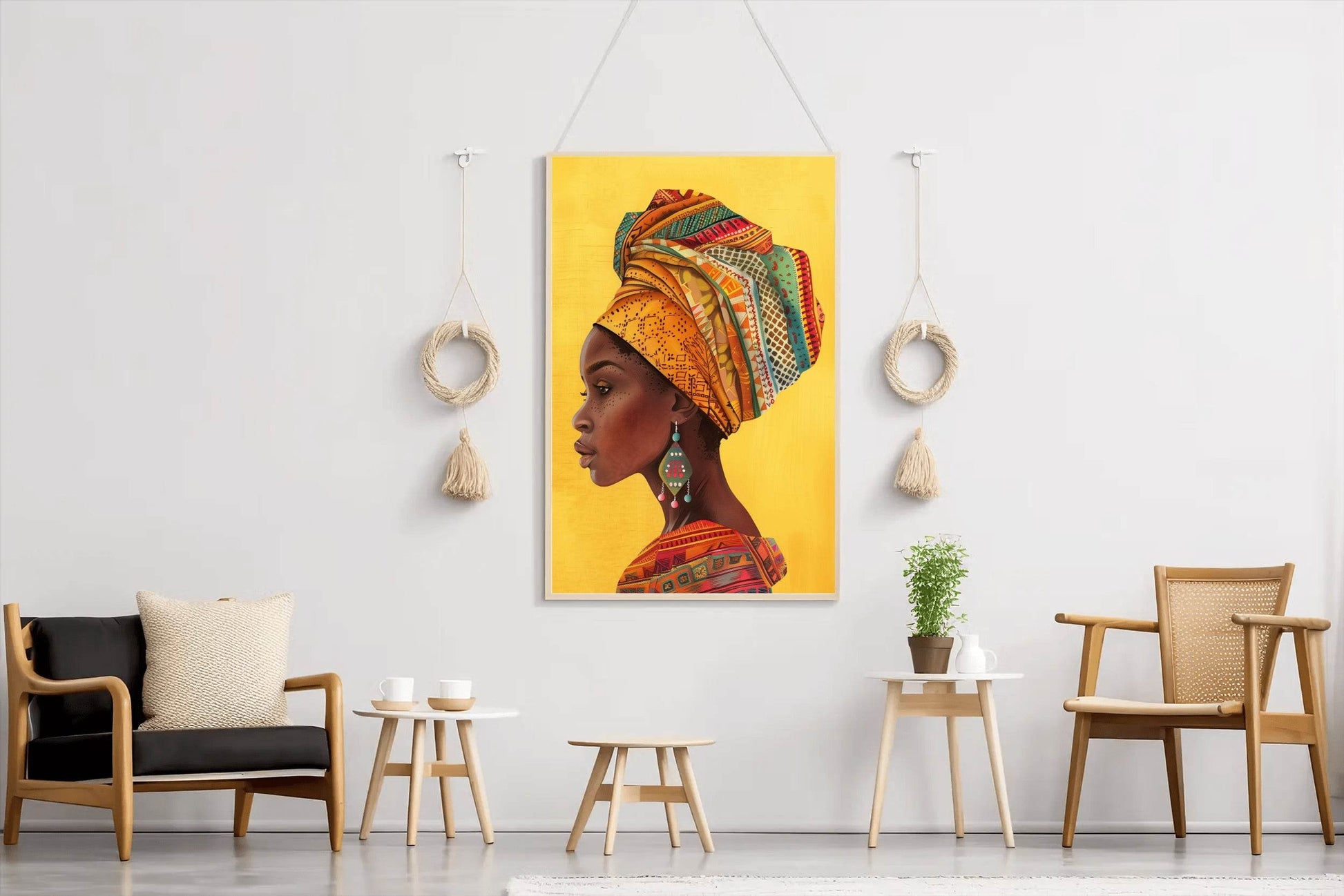 African Beauty Faces Wall Art - beink online art store