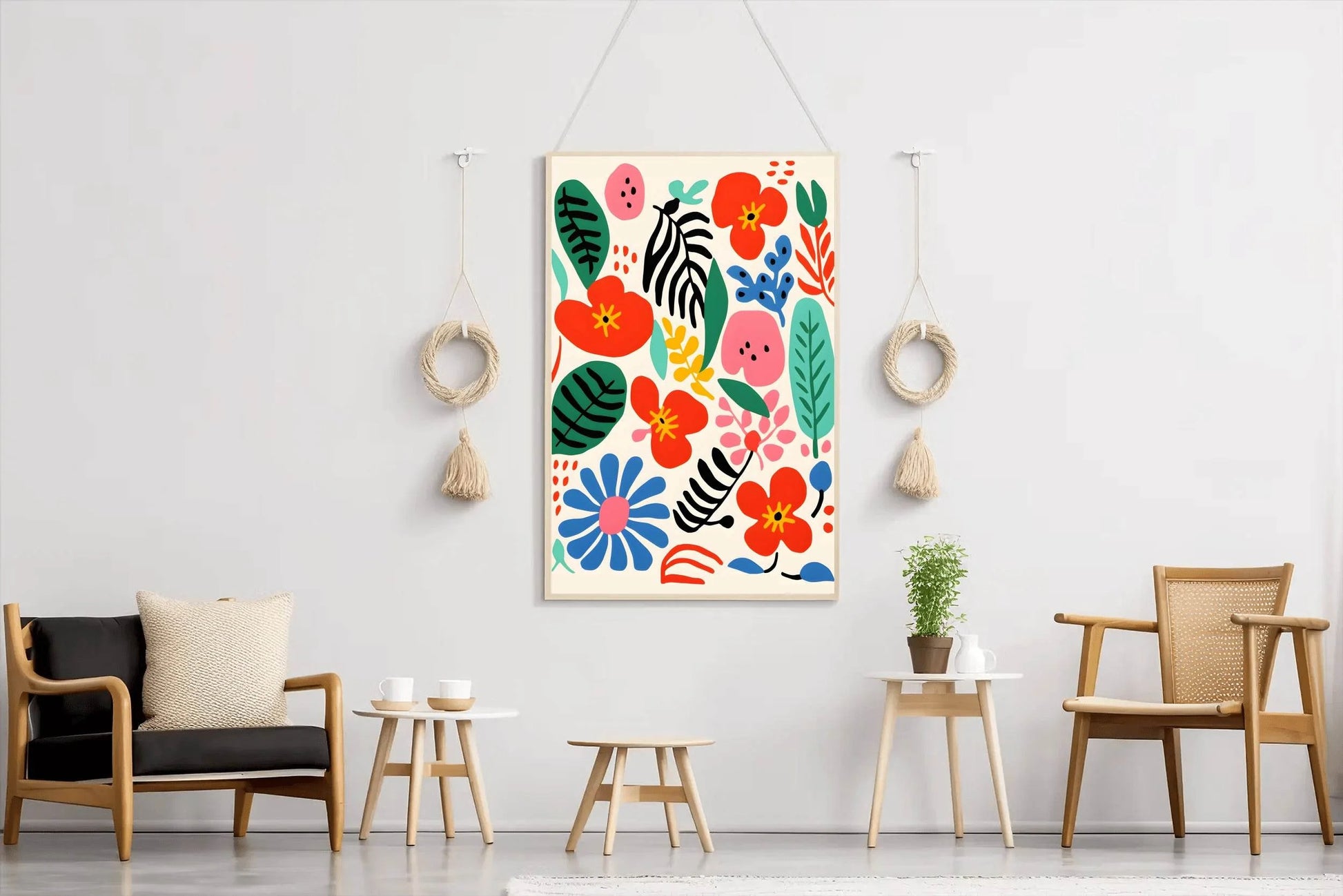 Colorful Floral Painting Art - beink online art store