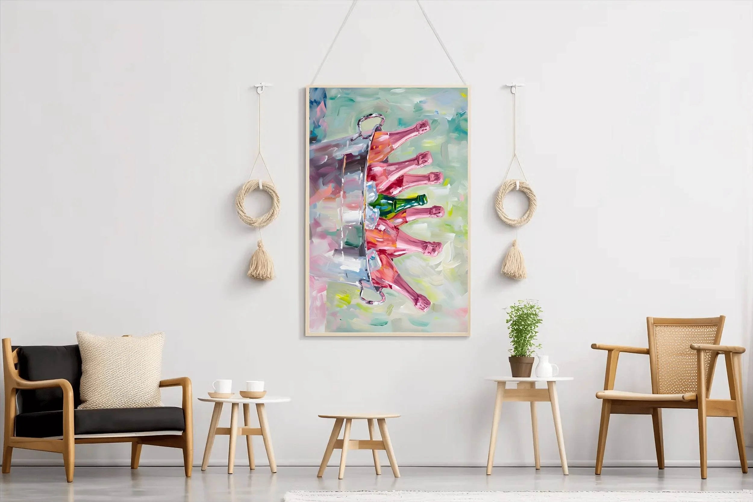 Champagne on Ice Wall Art - beink online art store