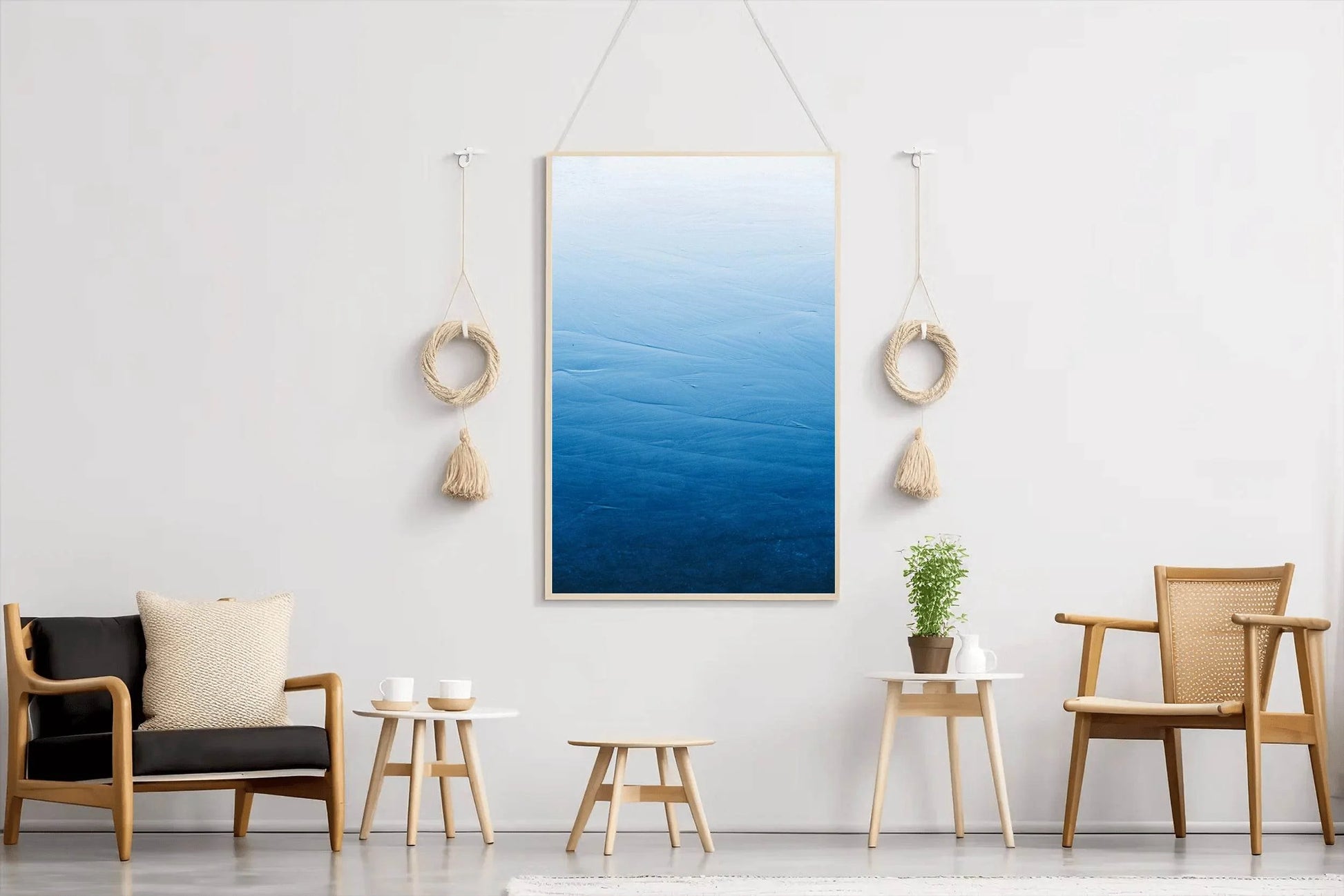 Evening Sea View Abstract Wall Art - beink online art store
