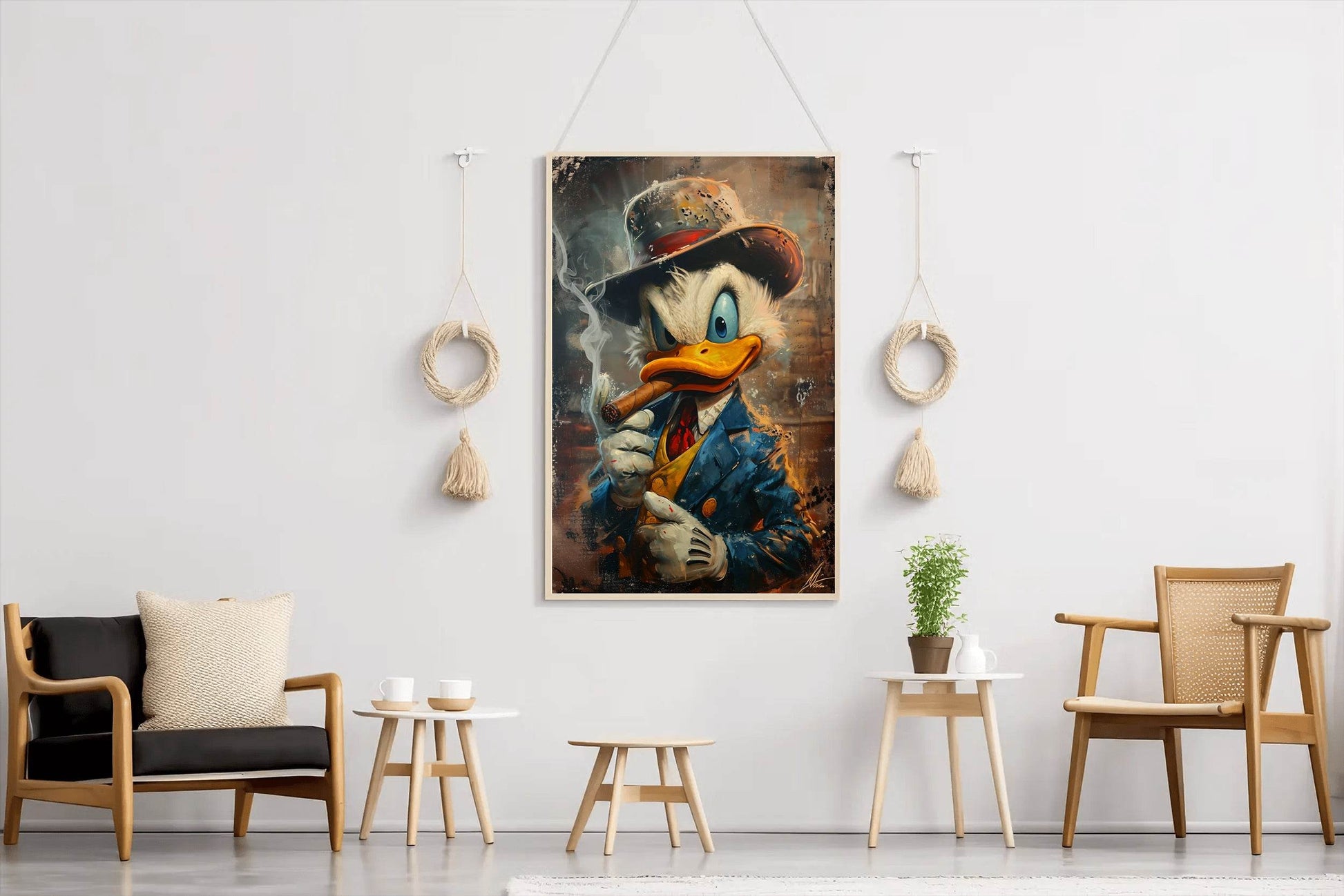 Scroodge McDuck, Dark Edition Wall Art - beink online art store