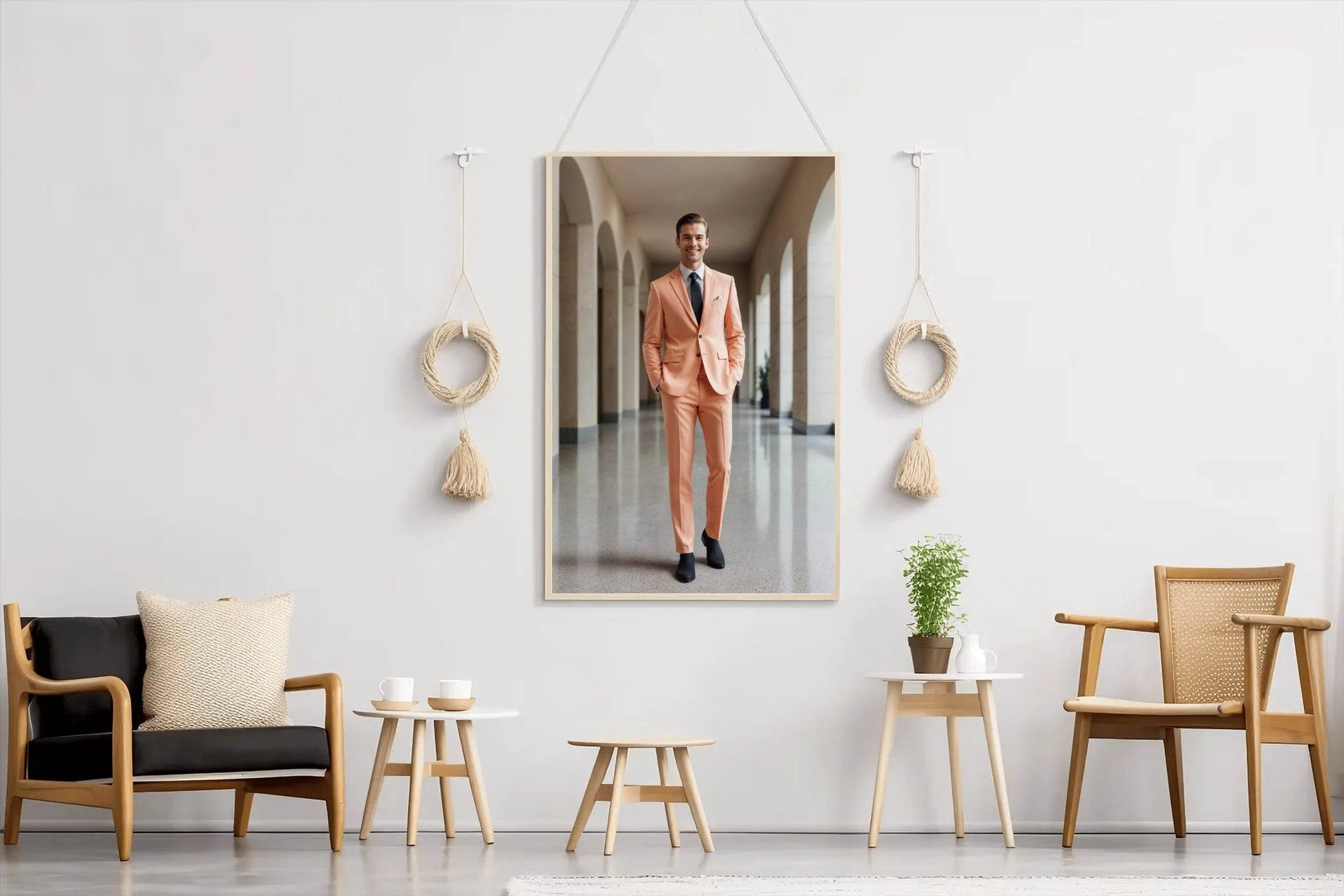 Men Formal Suit Wall Art - beink online art store