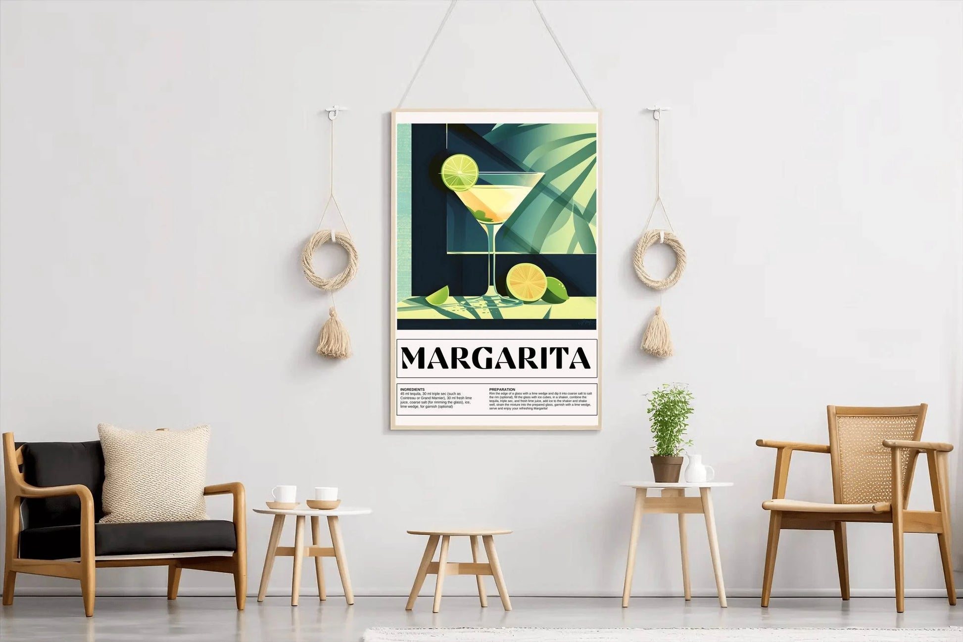 Classic Margarita Wall Art - beink online art store