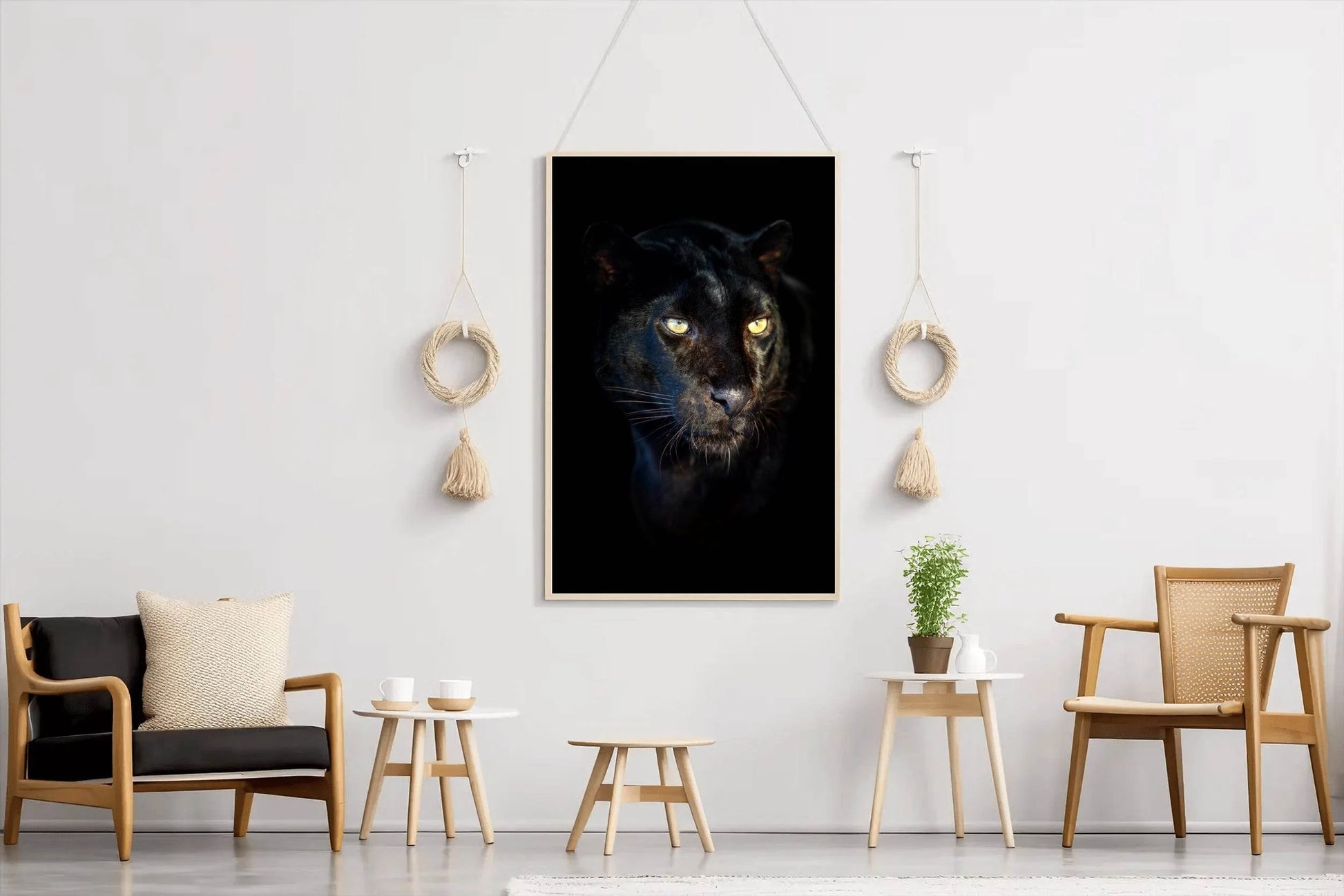 Angry Face of Black Panther Wall Art - beink online art store