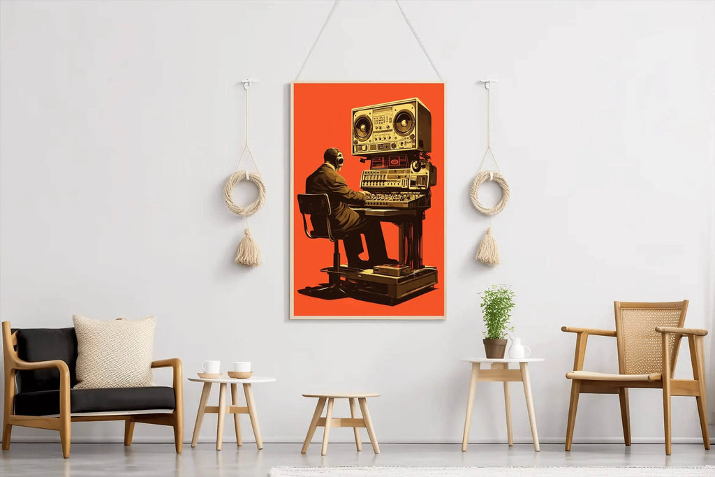 Radio Technology Integration System Wall Art - beink online art store