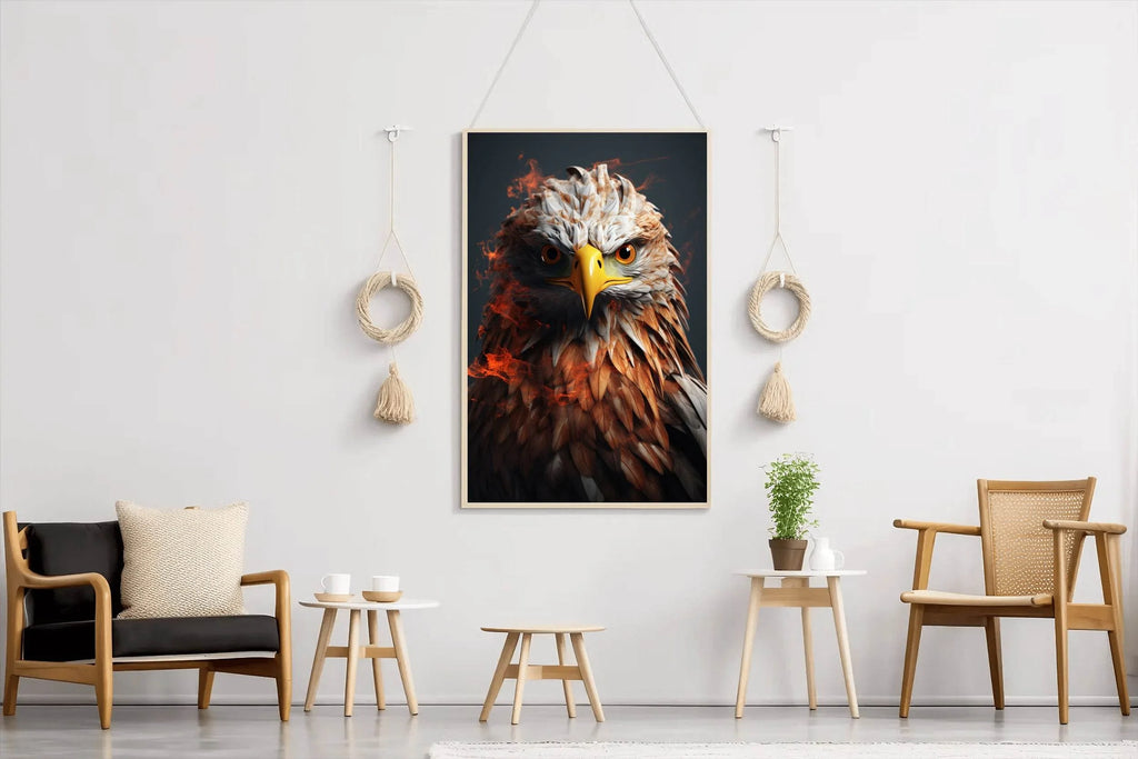 3D Eagle Painting Bird Wall Art - beink online art store