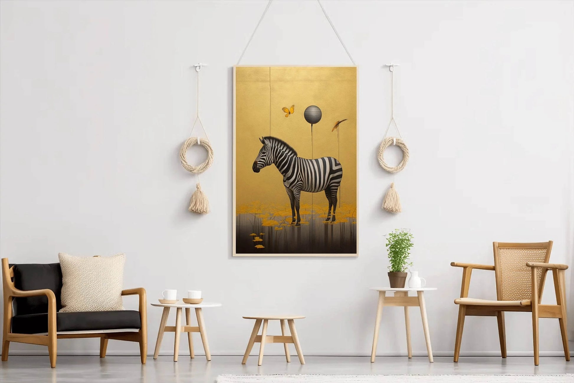 3D Painting of Zebra Animal Wall Art - beink online art store
