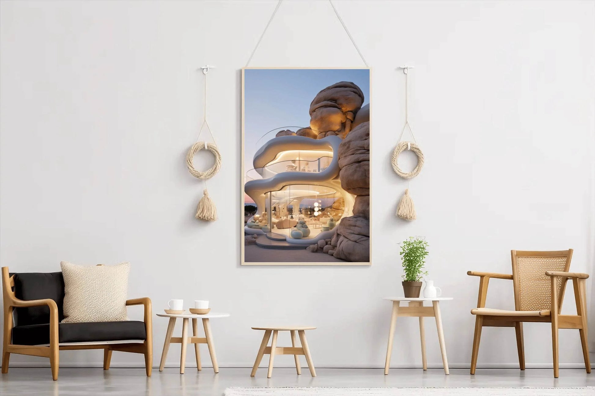 Rock House Wall Art - beink online art store