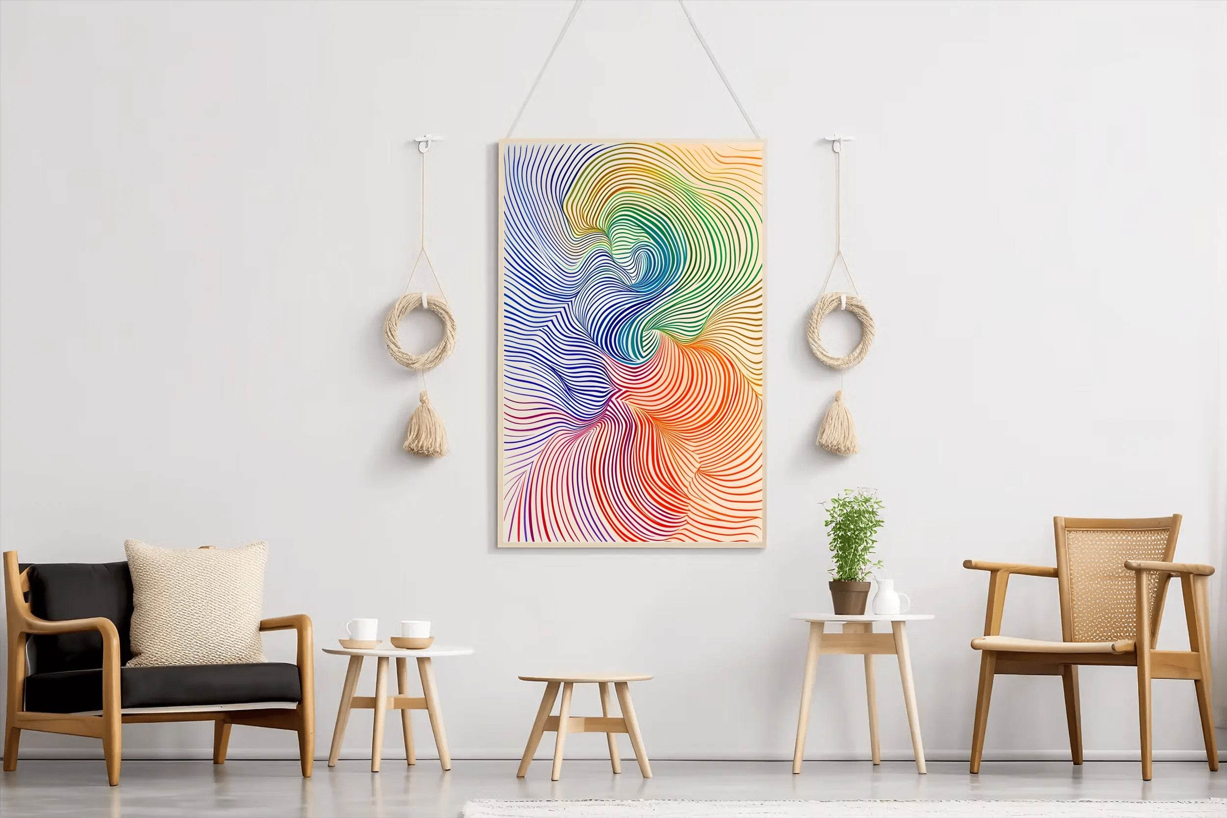 Multicolor Generated Patterns Digital Art - beink online art store