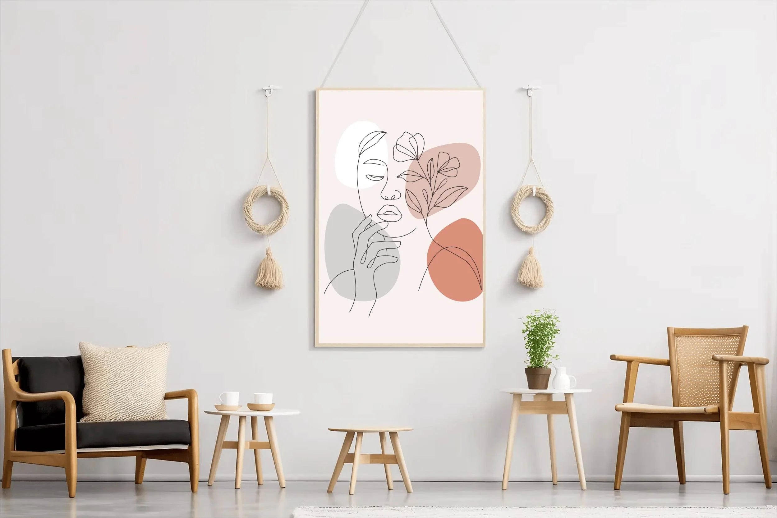 The Face Of a Thinking Woman Wall Art - beink online art store