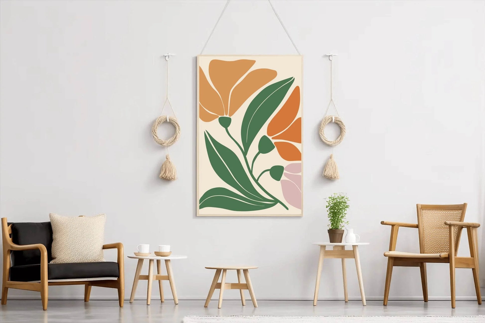 Abstract Autumn Blooms ArtWork - beink online art store