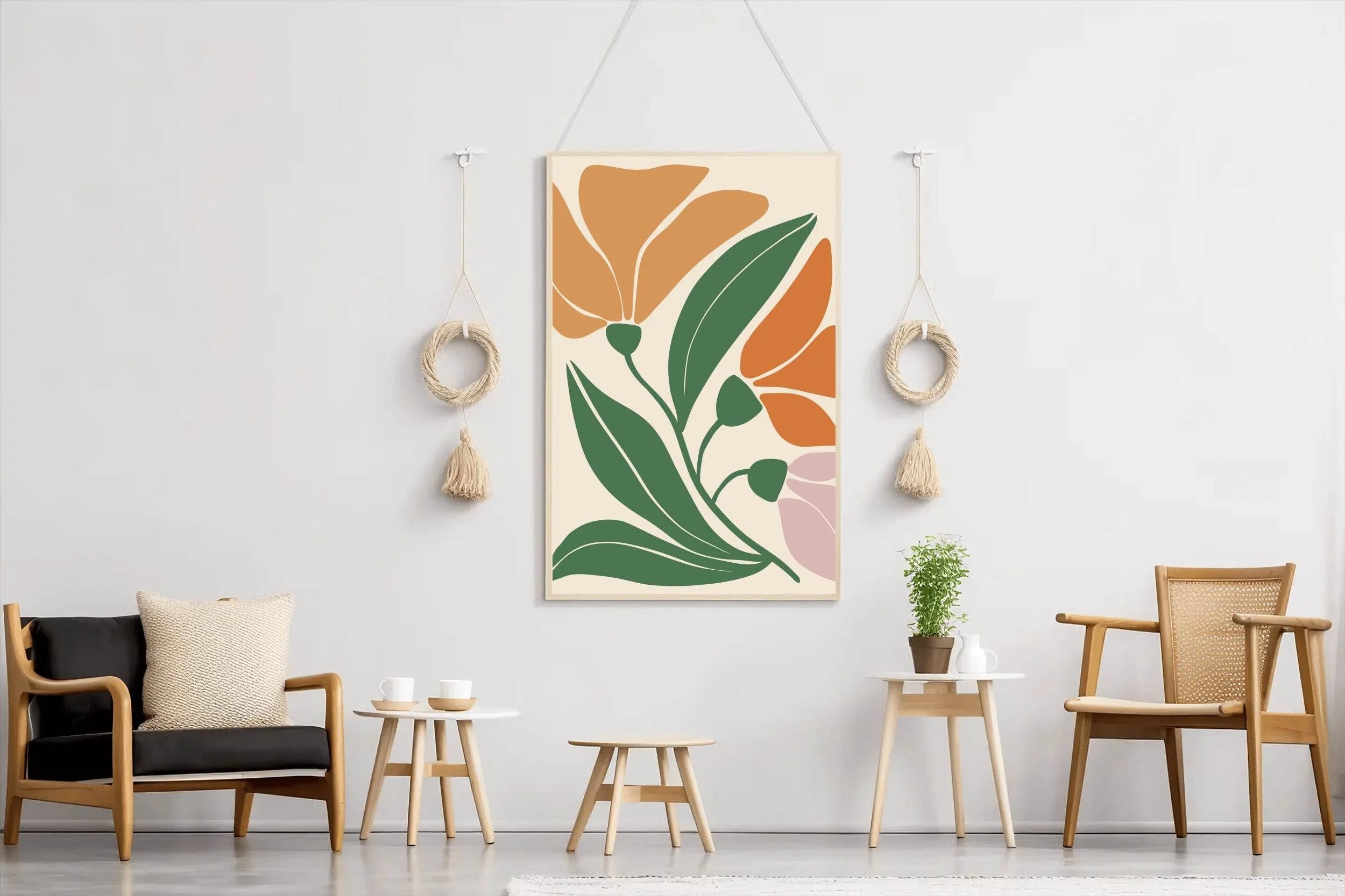 Abstract Autumn Blooms ArtWork - beink online art store