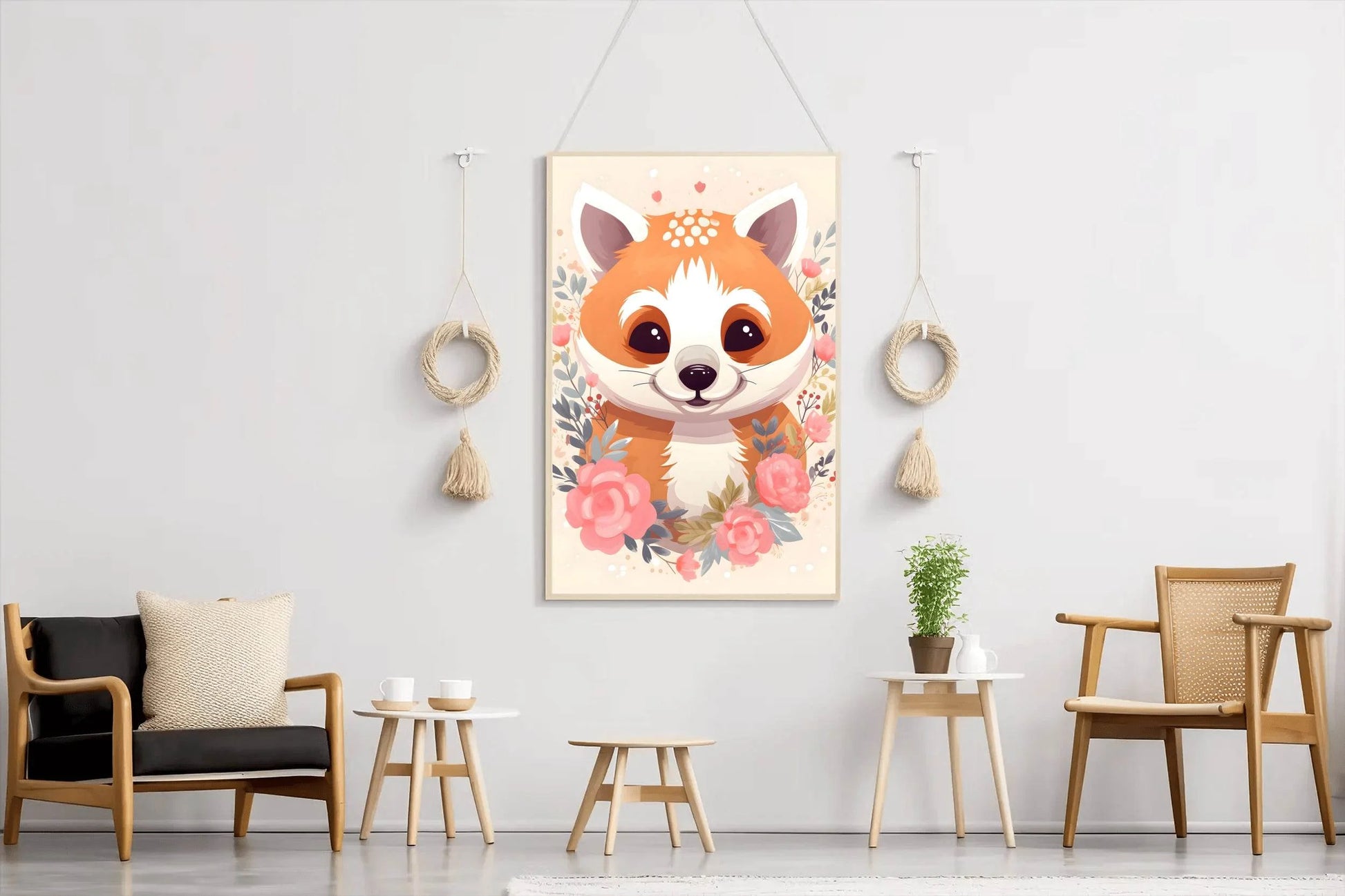 Cute Red Panda Illustration - beink online art store