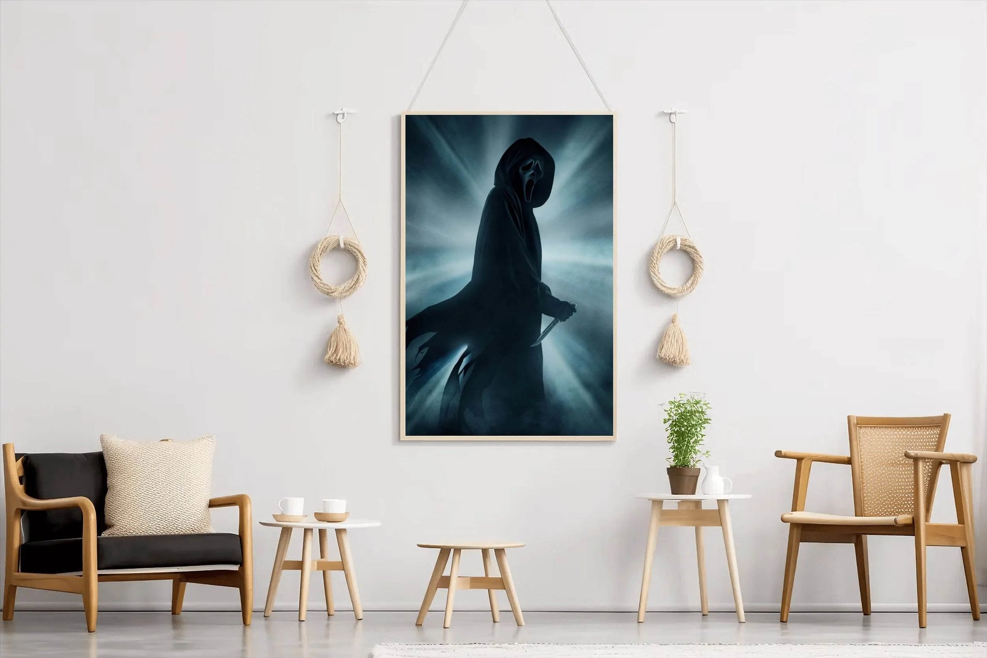Ghost Face Scream Character Wall Art - beink online art store