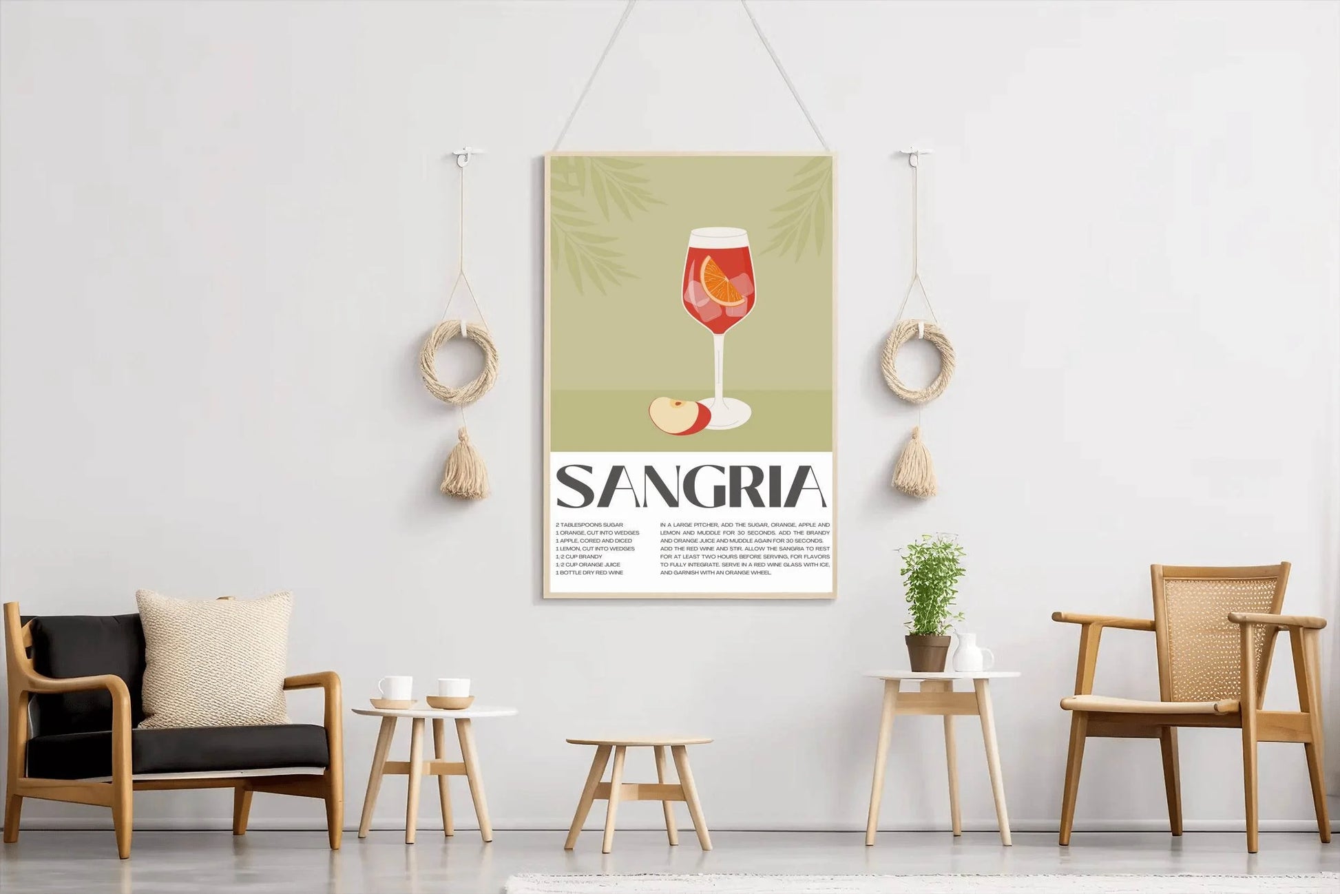 Traditional Red Sangria Wall Art - beink online art store