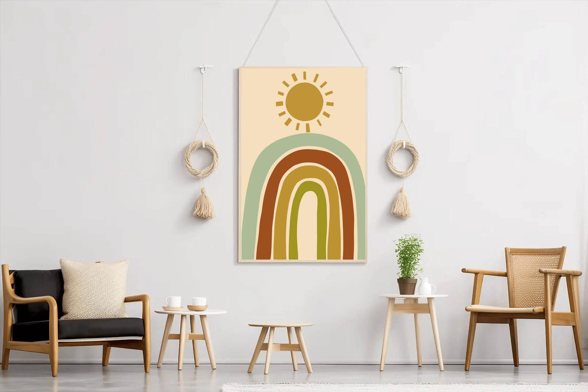 Abstract Rainbow with Sunshine ArtWork - beink online art store