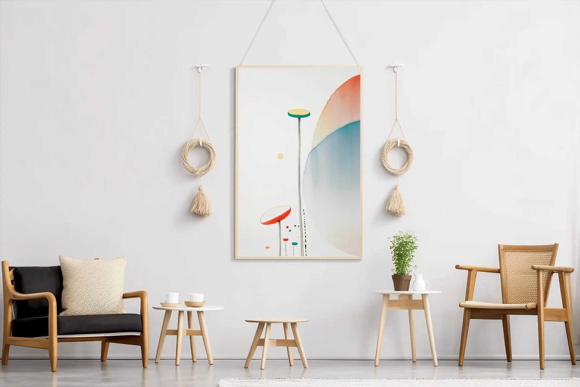 Creative Shapes Abstract Wall Art - beink online art store