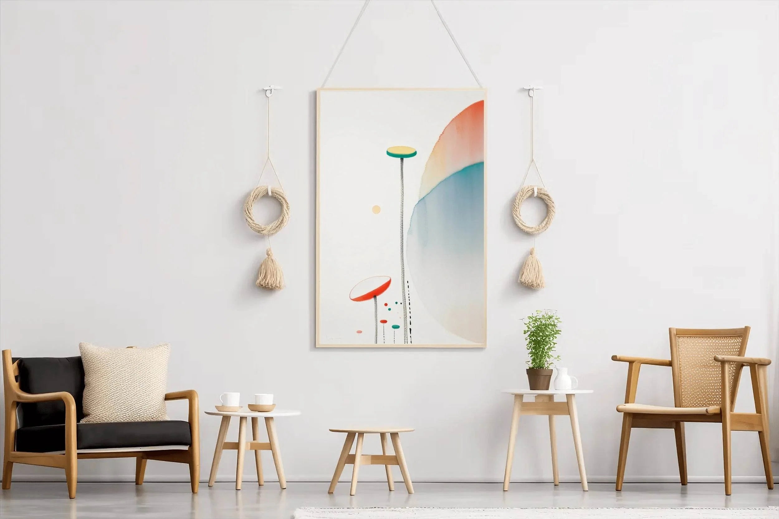 Creative Shapes Abstract Wall Art - beink online art store