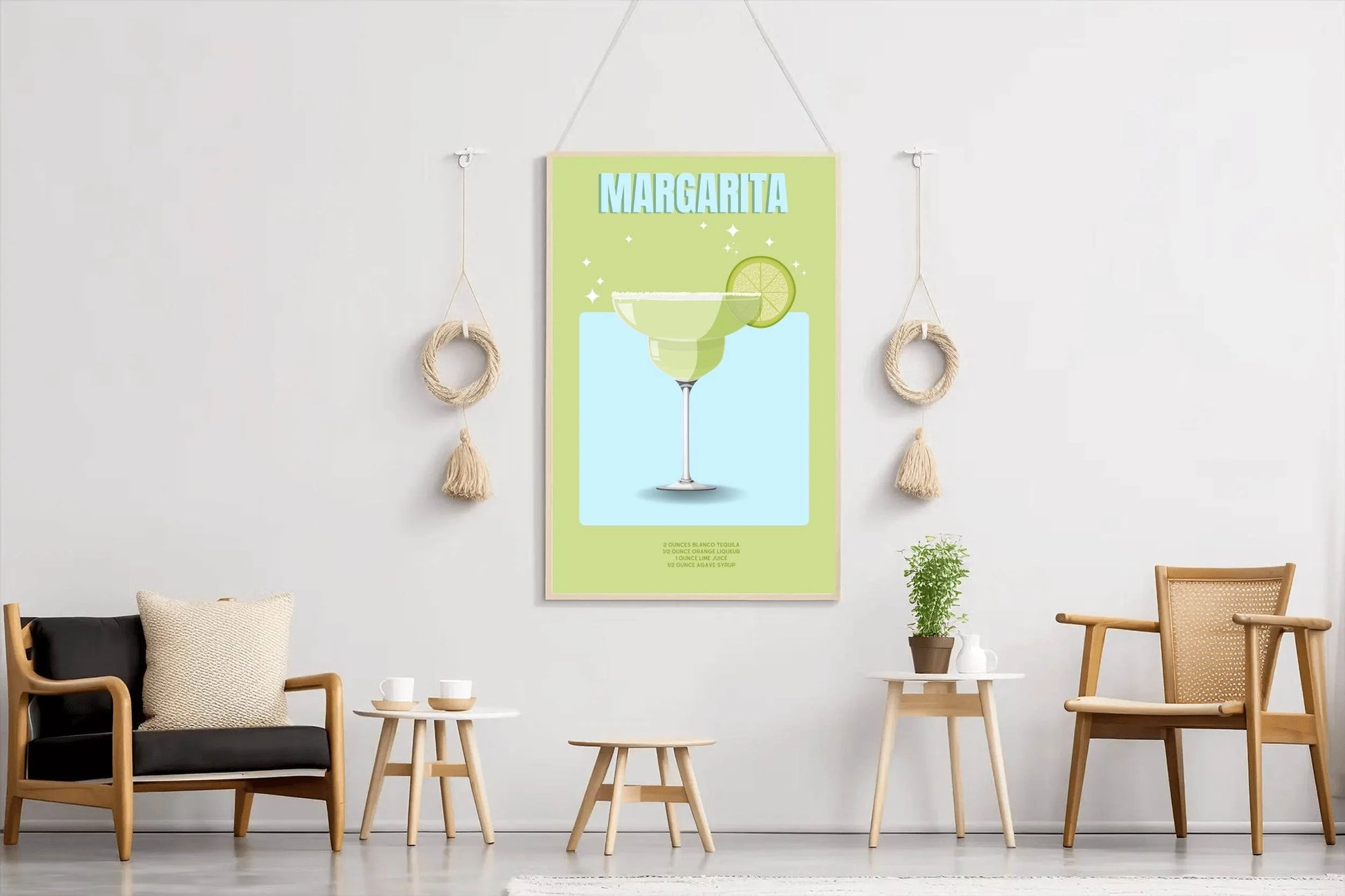 Lemon Margarita Wall Art - beink online art store