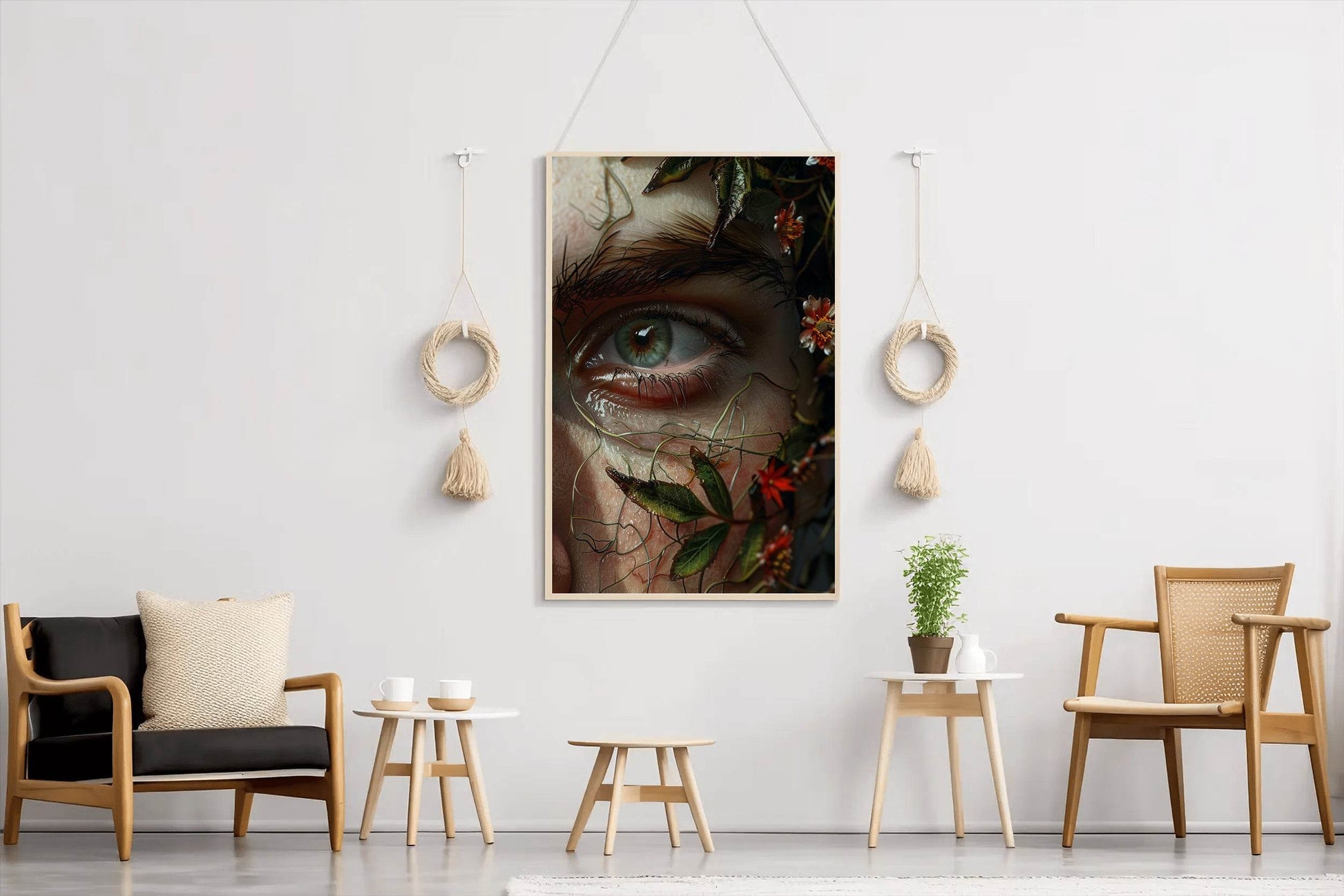 A Woman With Green Eyes Digital Art - beink online art store