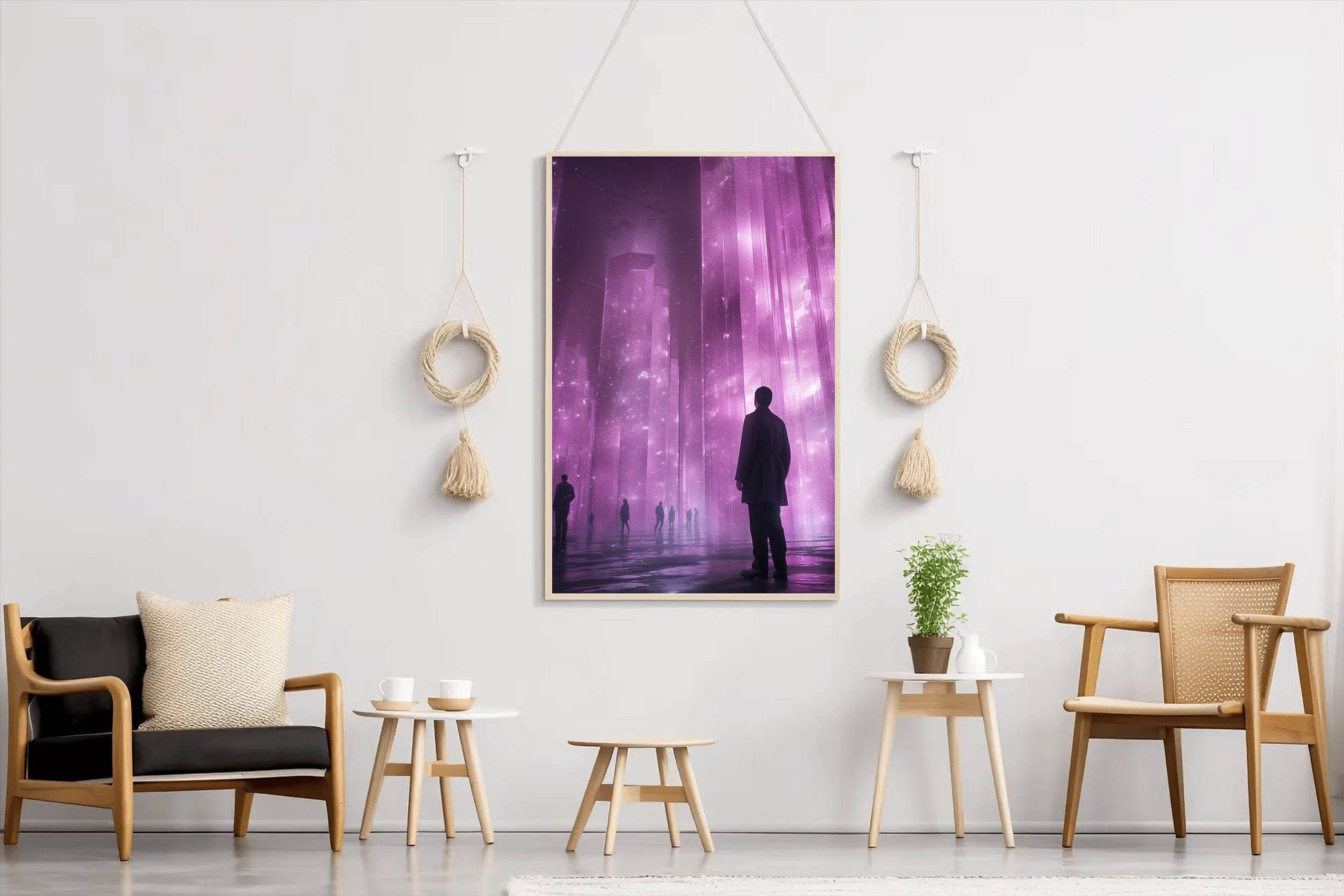 Bright Pink Wall Art - beink online art store