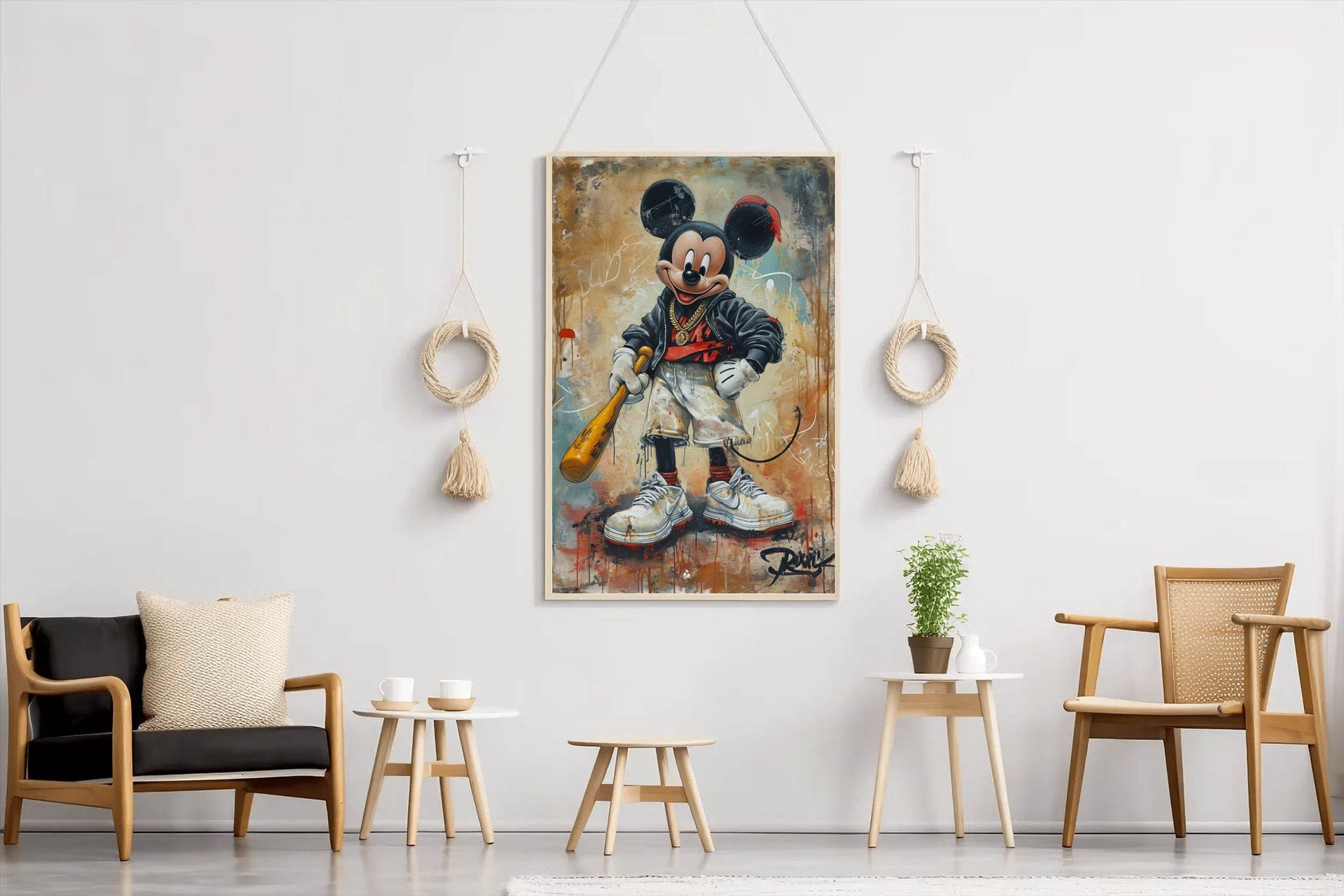 Mickey's Gangsta Style Wall Art - beink online art store