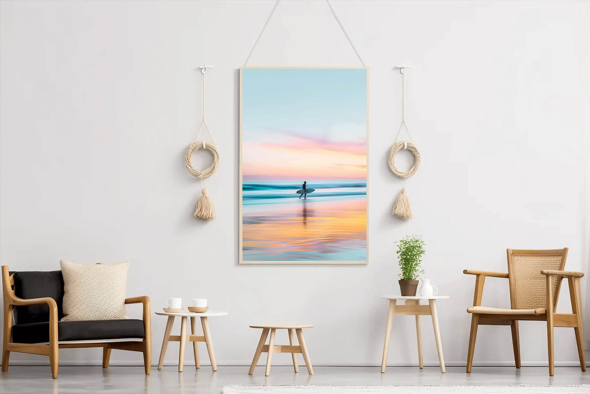 Sunset the Beach Wll Art - beink online art store