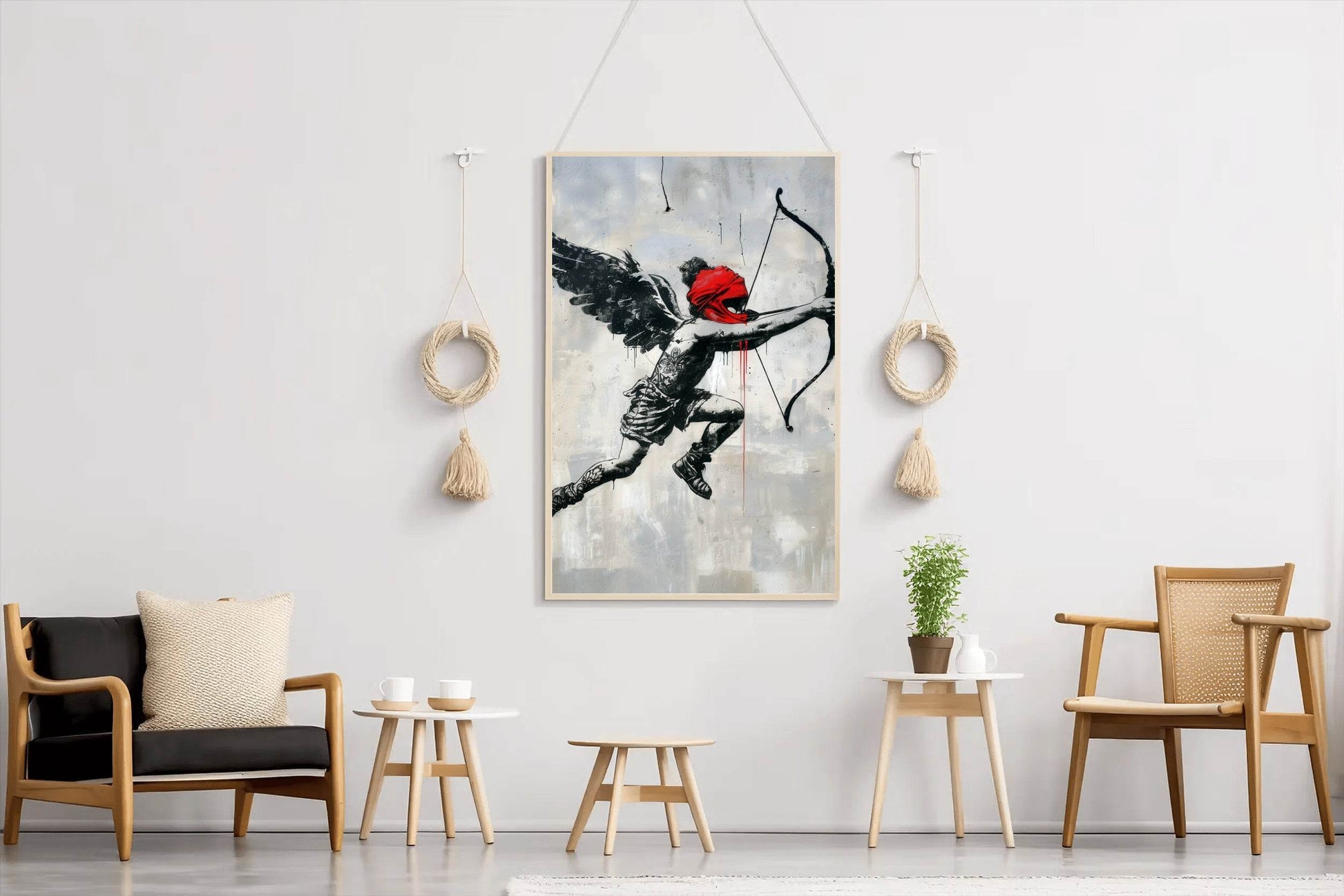 Eros Love Banksy Style Wall Art - beink online art store