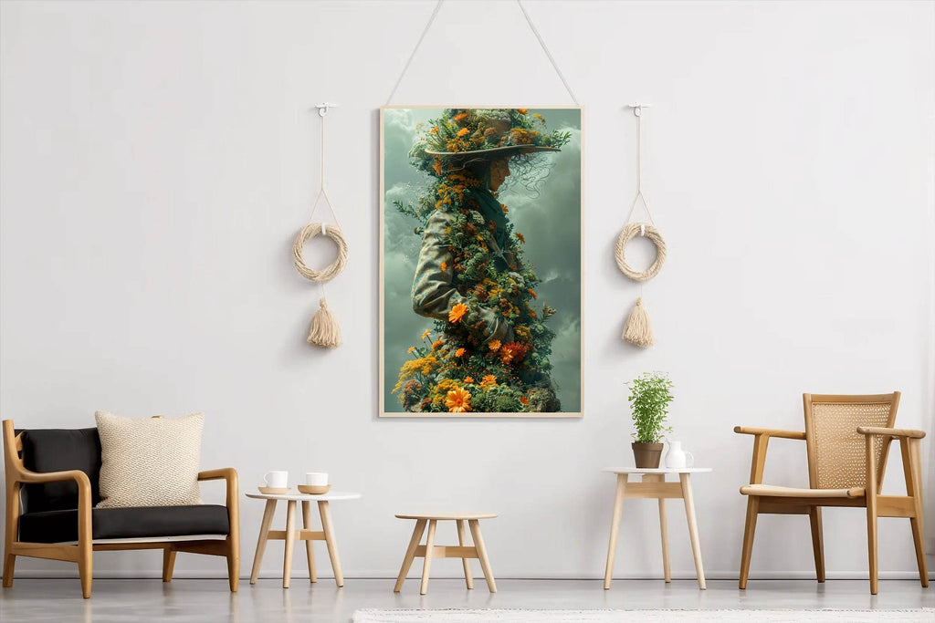 Girls Carrying Flowers Digital Art - beink online art store