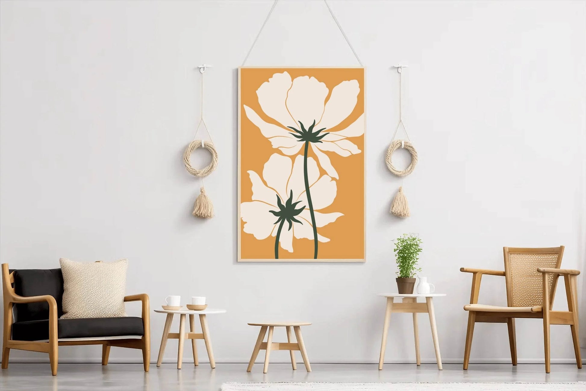 Beautiful Poppy Flowers Wall Art - beink online art store
