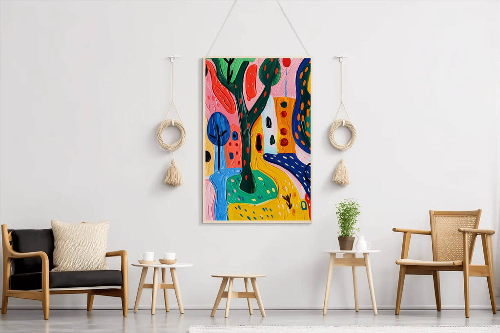 Colorful Landscape Digital Art - beink online art store