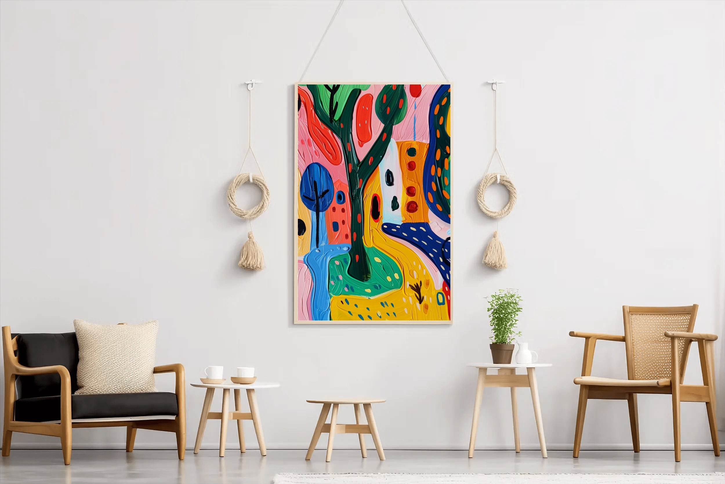 Colorful Landscape Digital Art - beink online art store