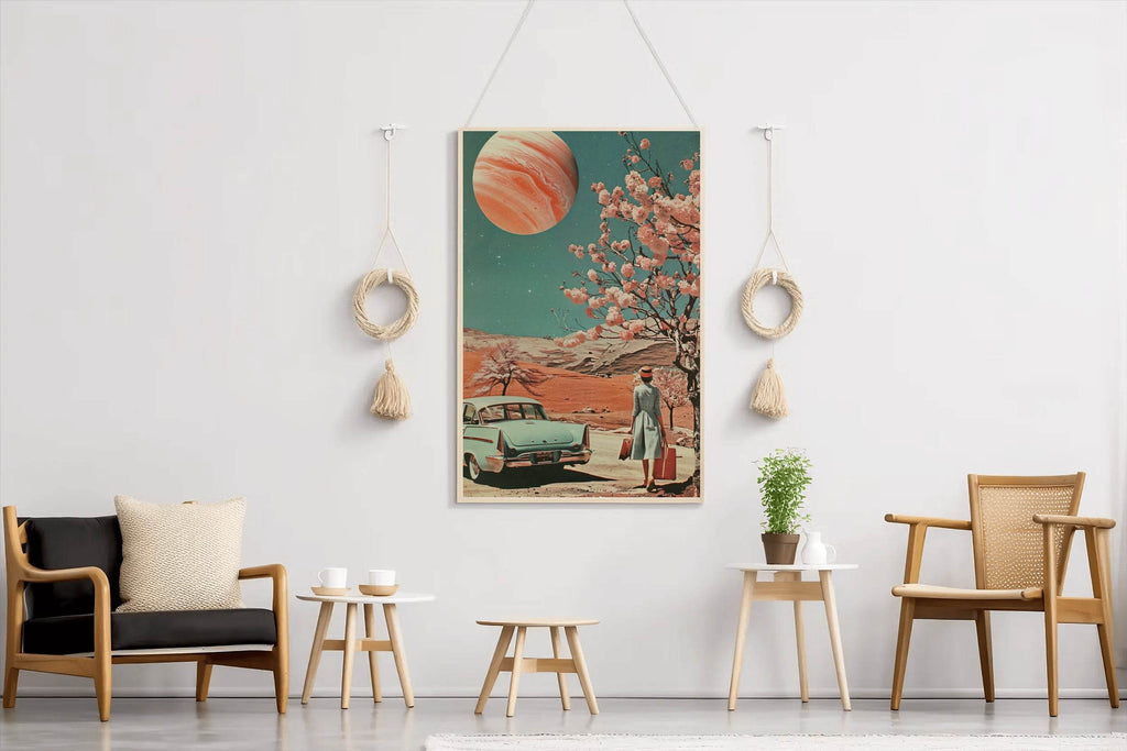 The Classic View of Life in Space Wall Art - beink online art store