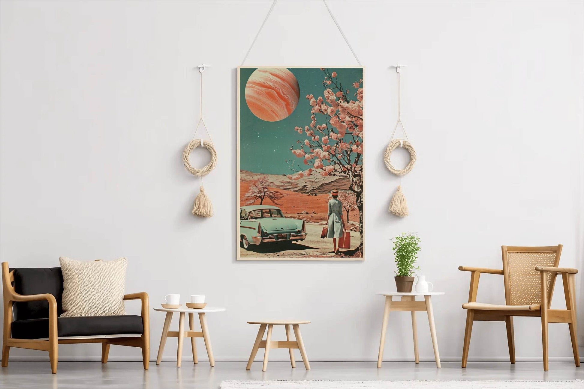 The Classic View of Life in Space Wall Art - beink online art store