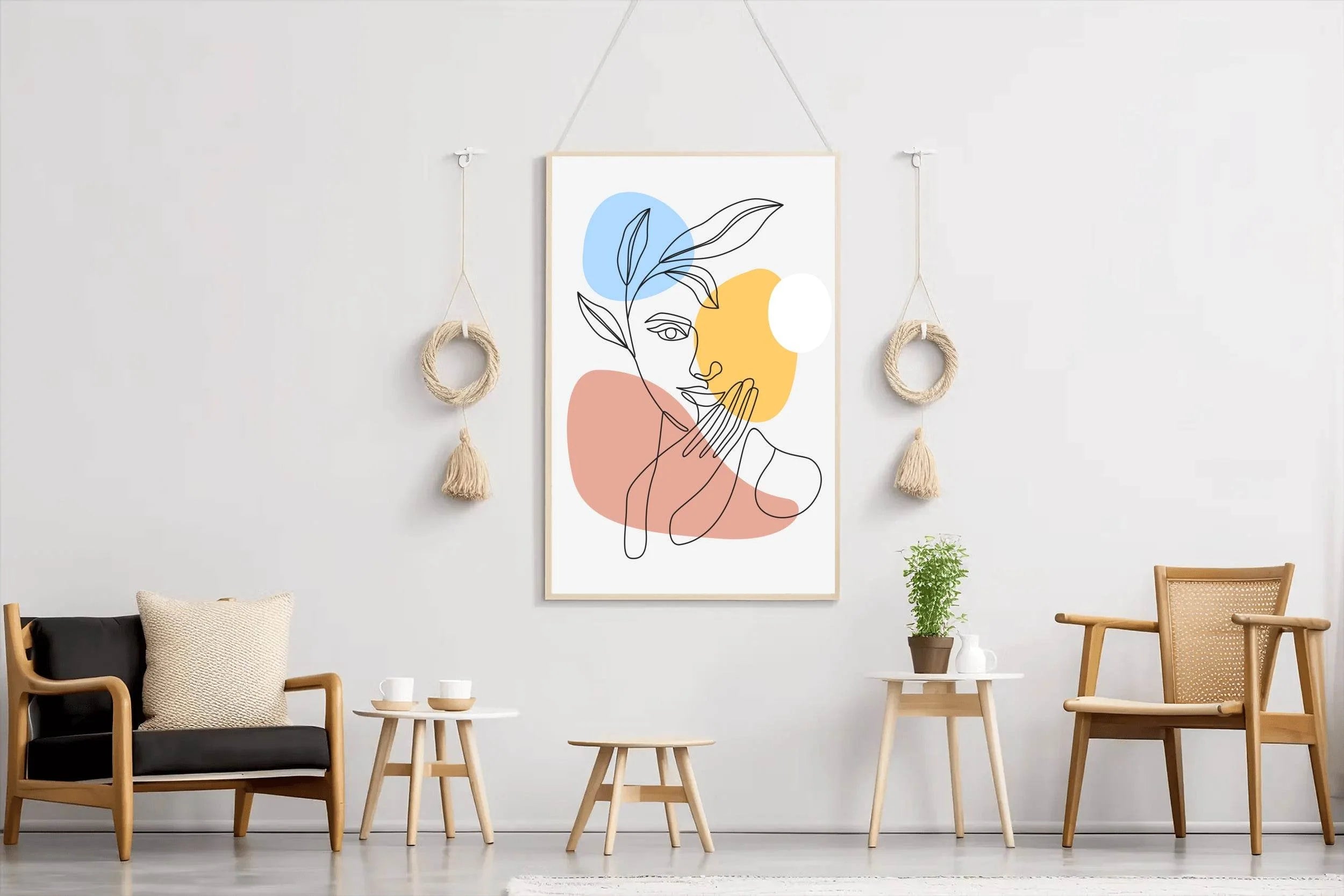 Flower Girl Wall Art - beink online art store