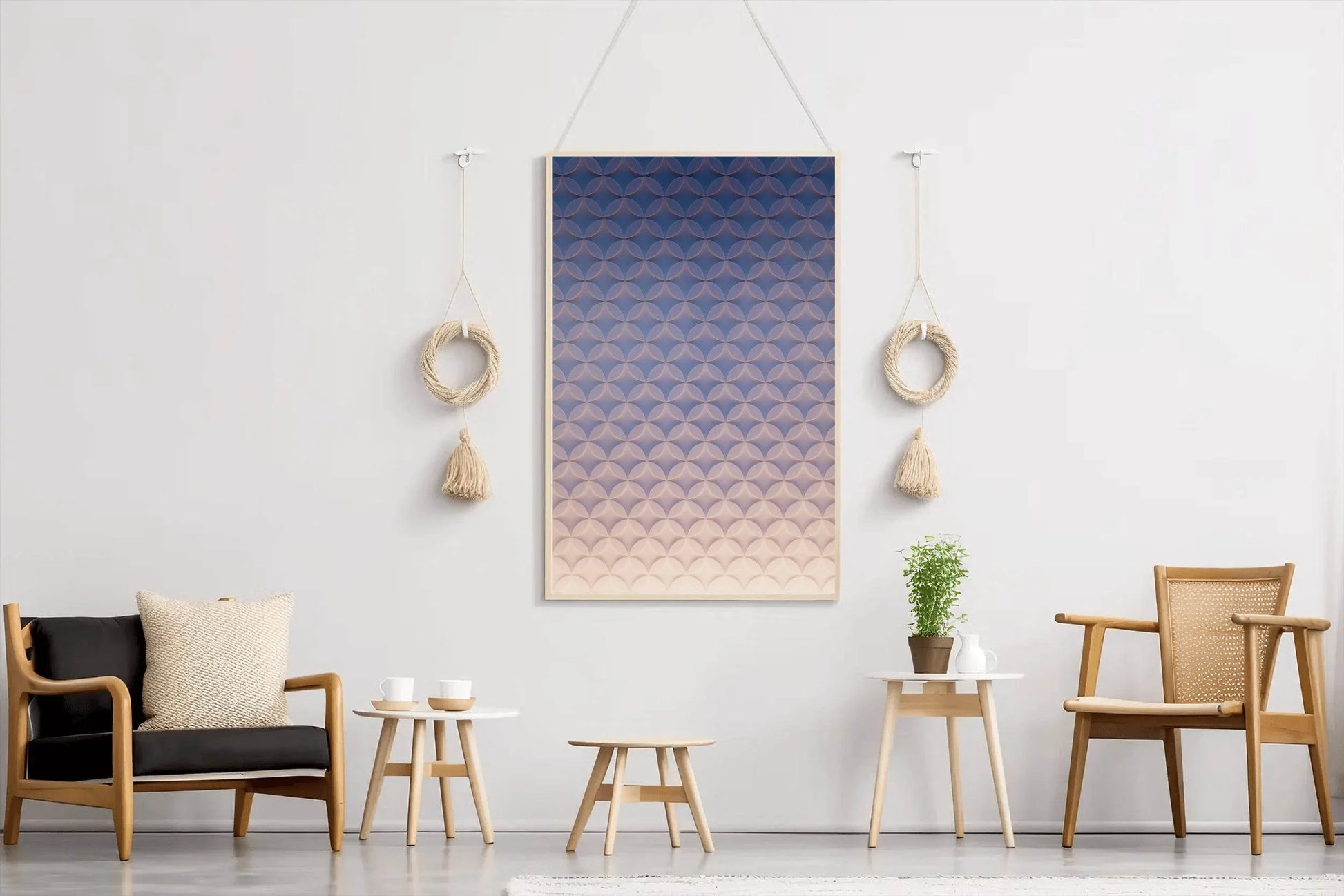 Check Pattern Abstract Wall Art - beink online art store