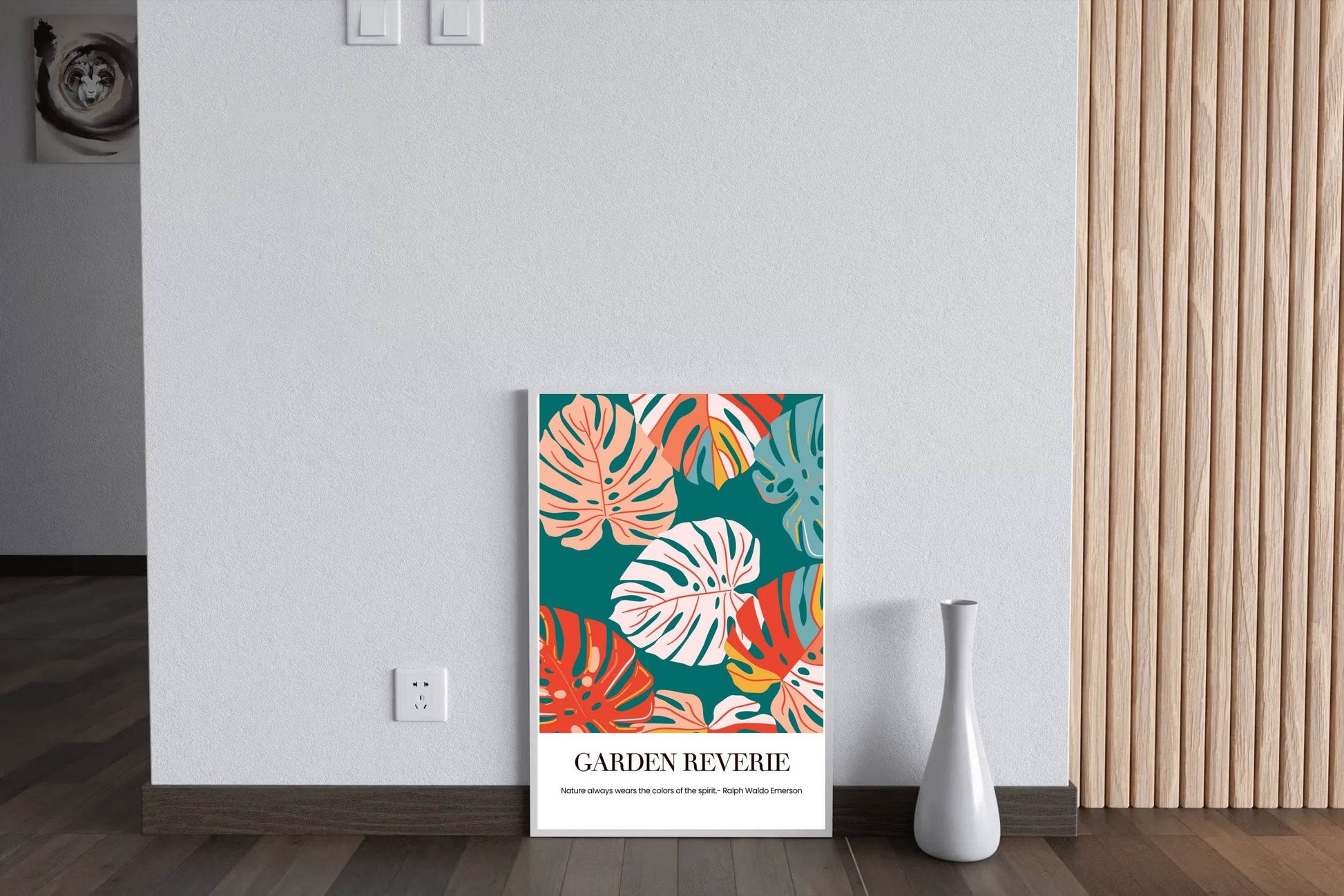 Tropical Plant Leaf Painting Wall Art - beink online art store