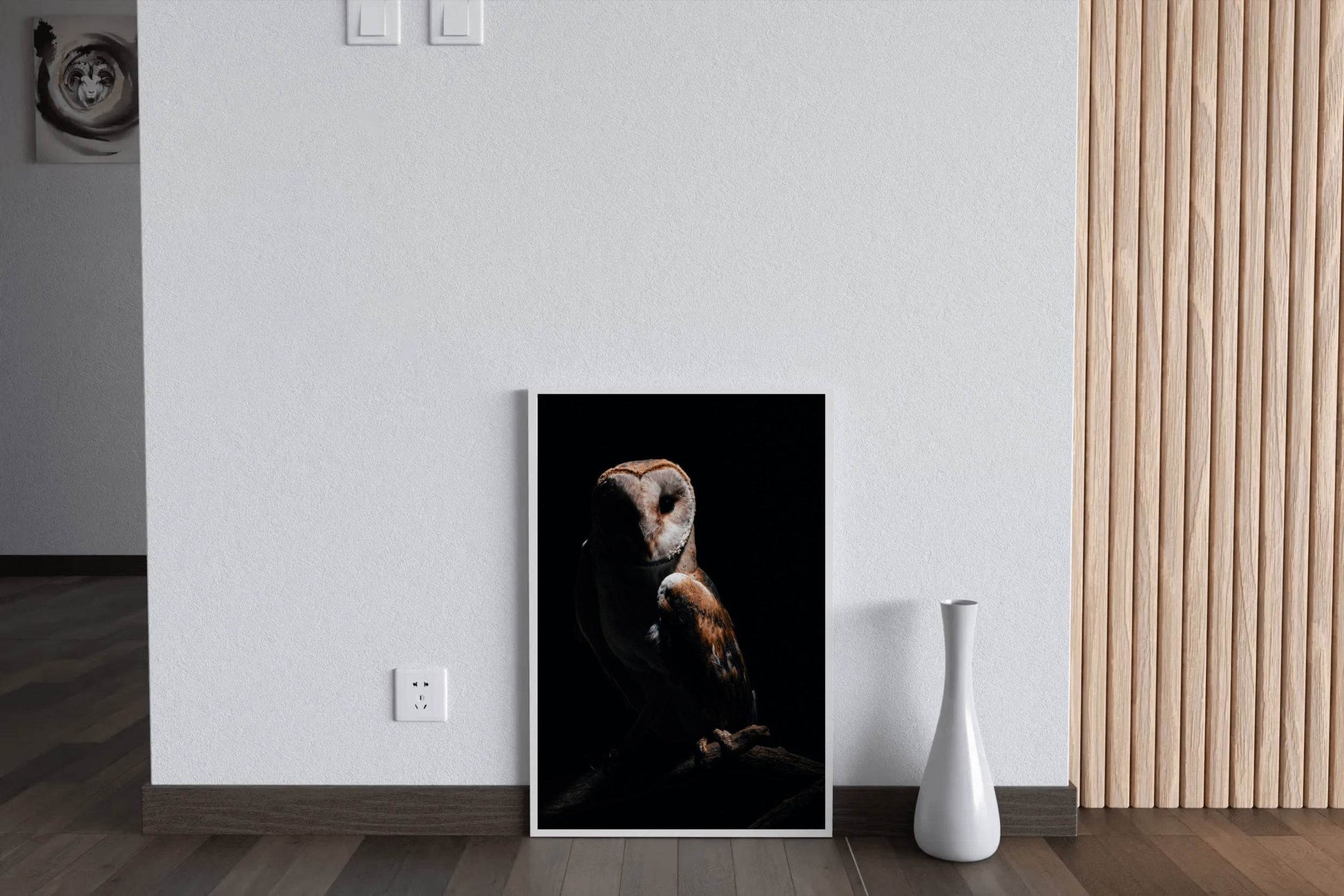 Barn Owl Bird Wall Art - beink online art store