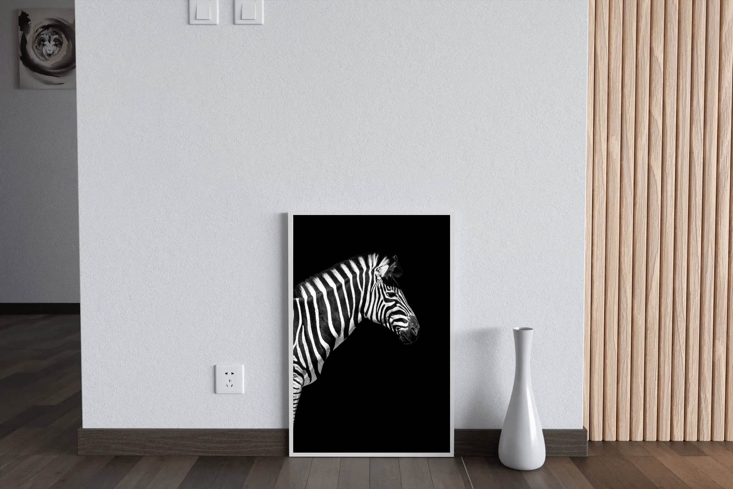 Zebra Black & White Wall Art - beink online art store